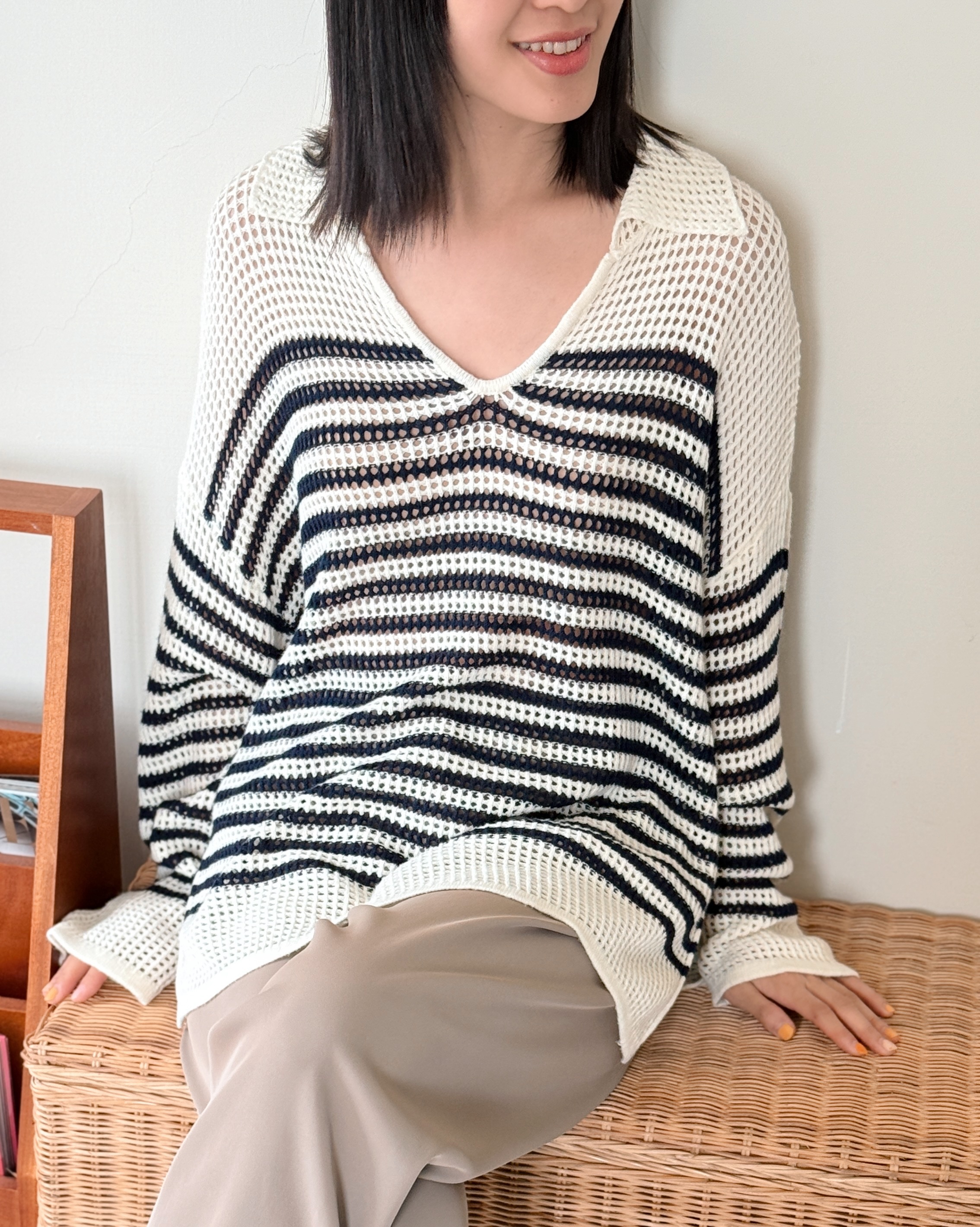 witharch法式條紋針織衫3