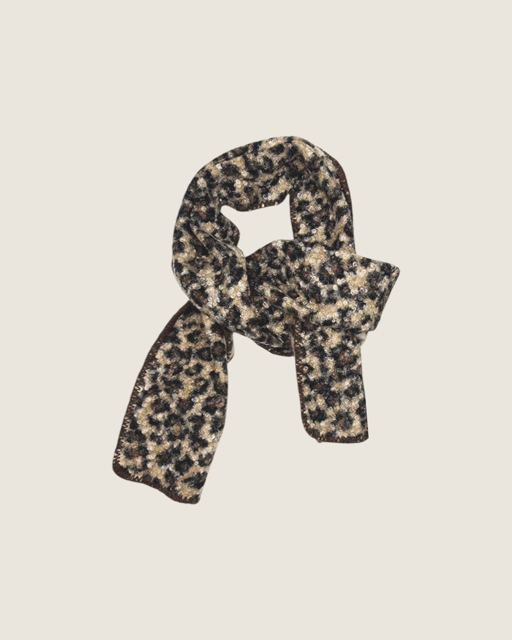 豹紋圈圈圍巾6