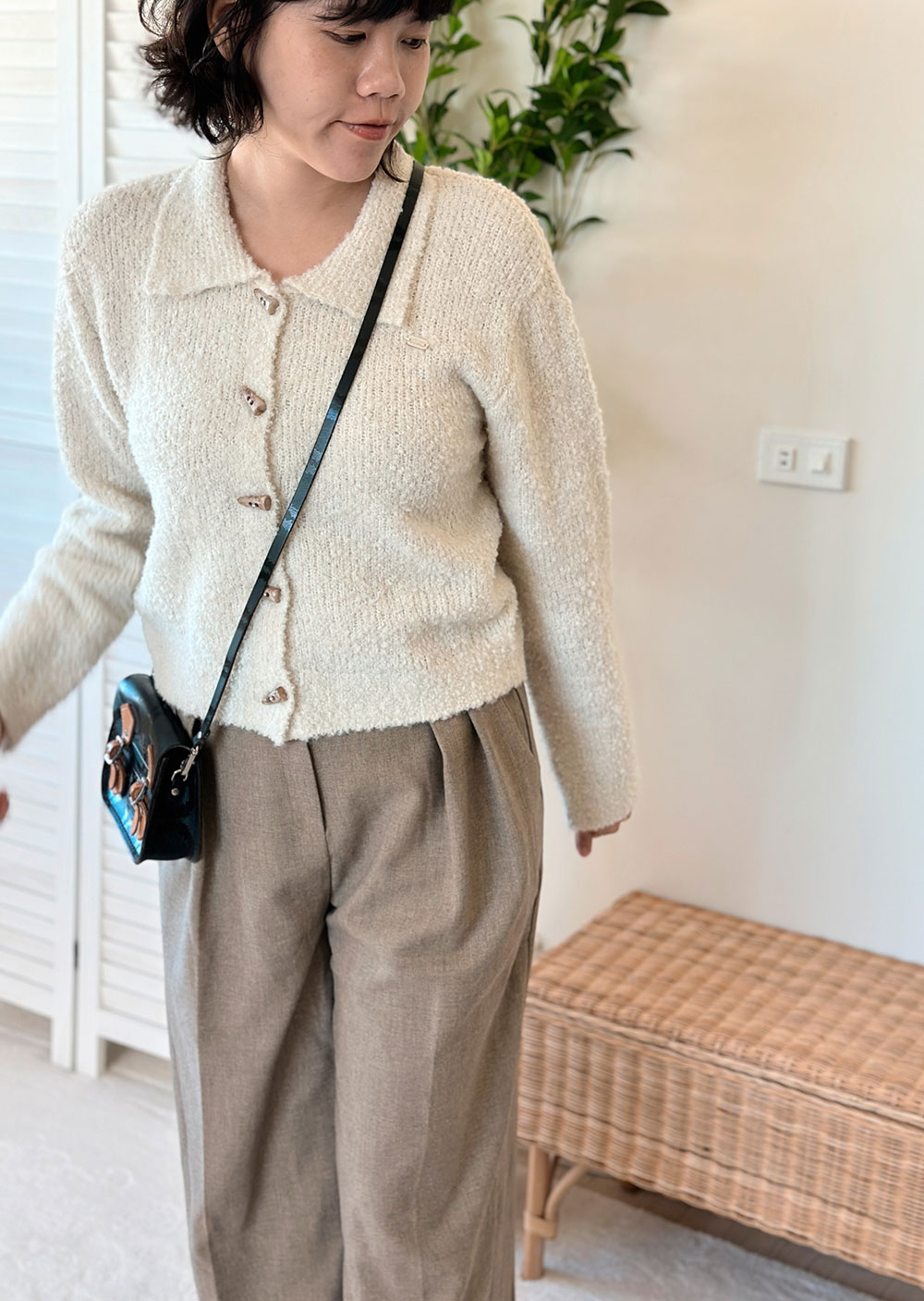 雙摺毛呢西裝褲10