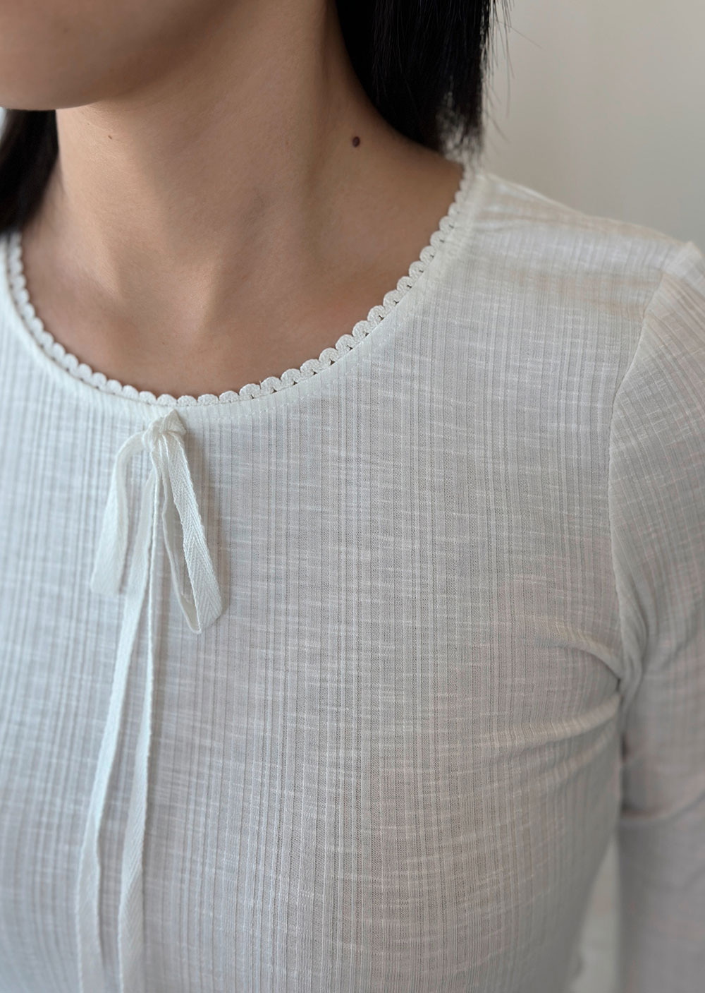 韓國蝴蝶結上衣5