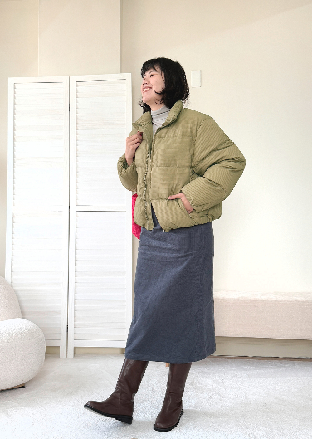 90鴨絨立領短外套7