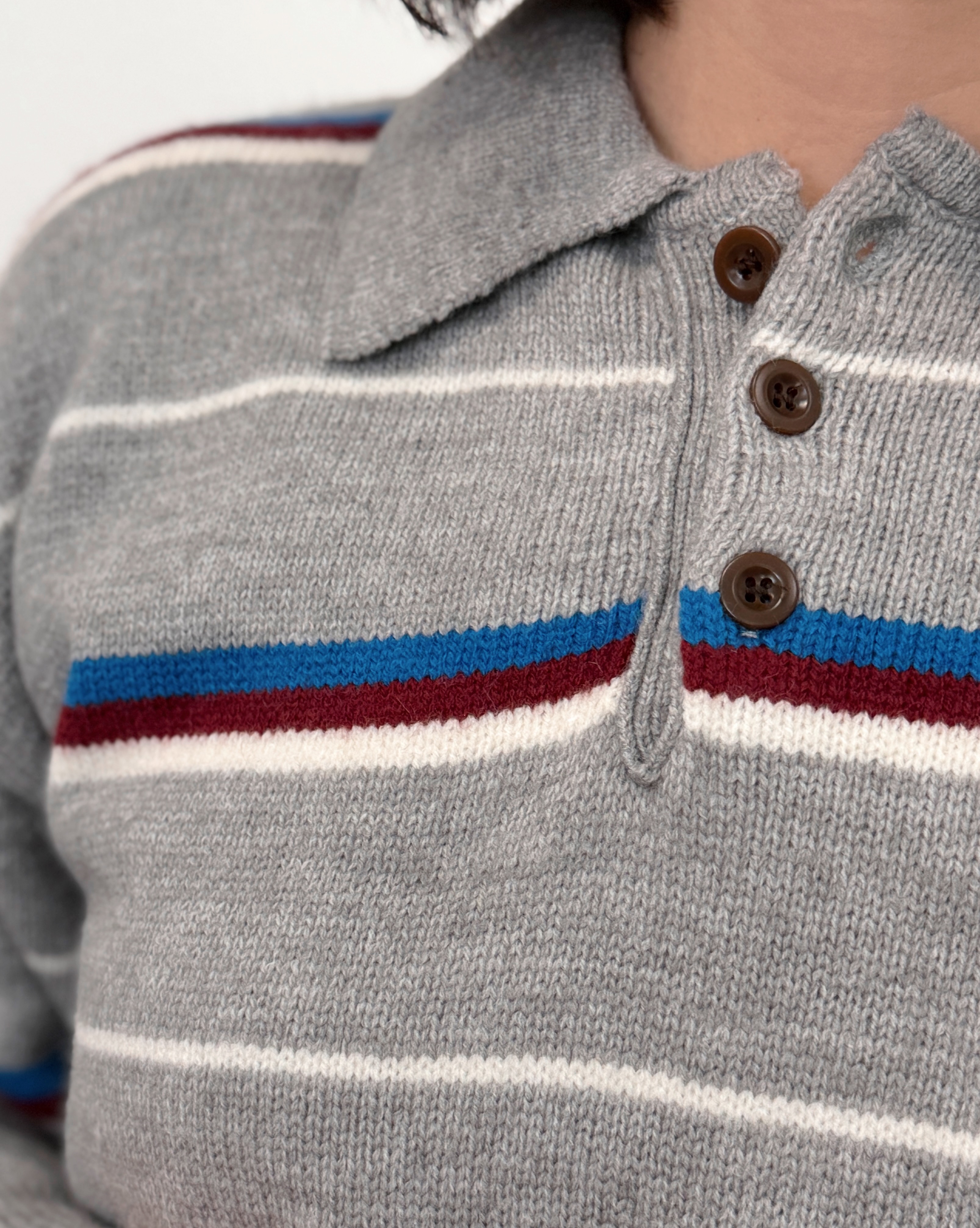 POLO領條紋毛衣5