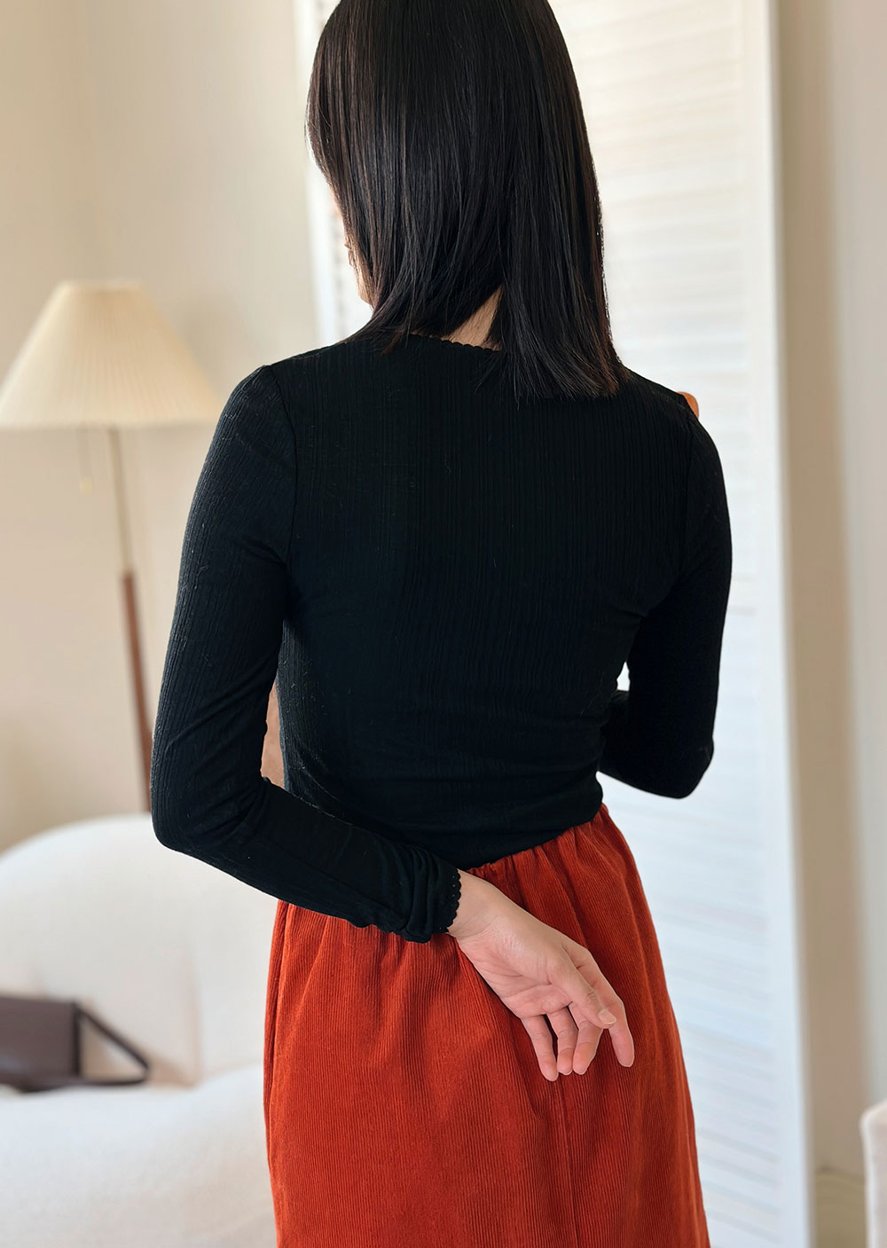 韓國蝴蝶結上衣13