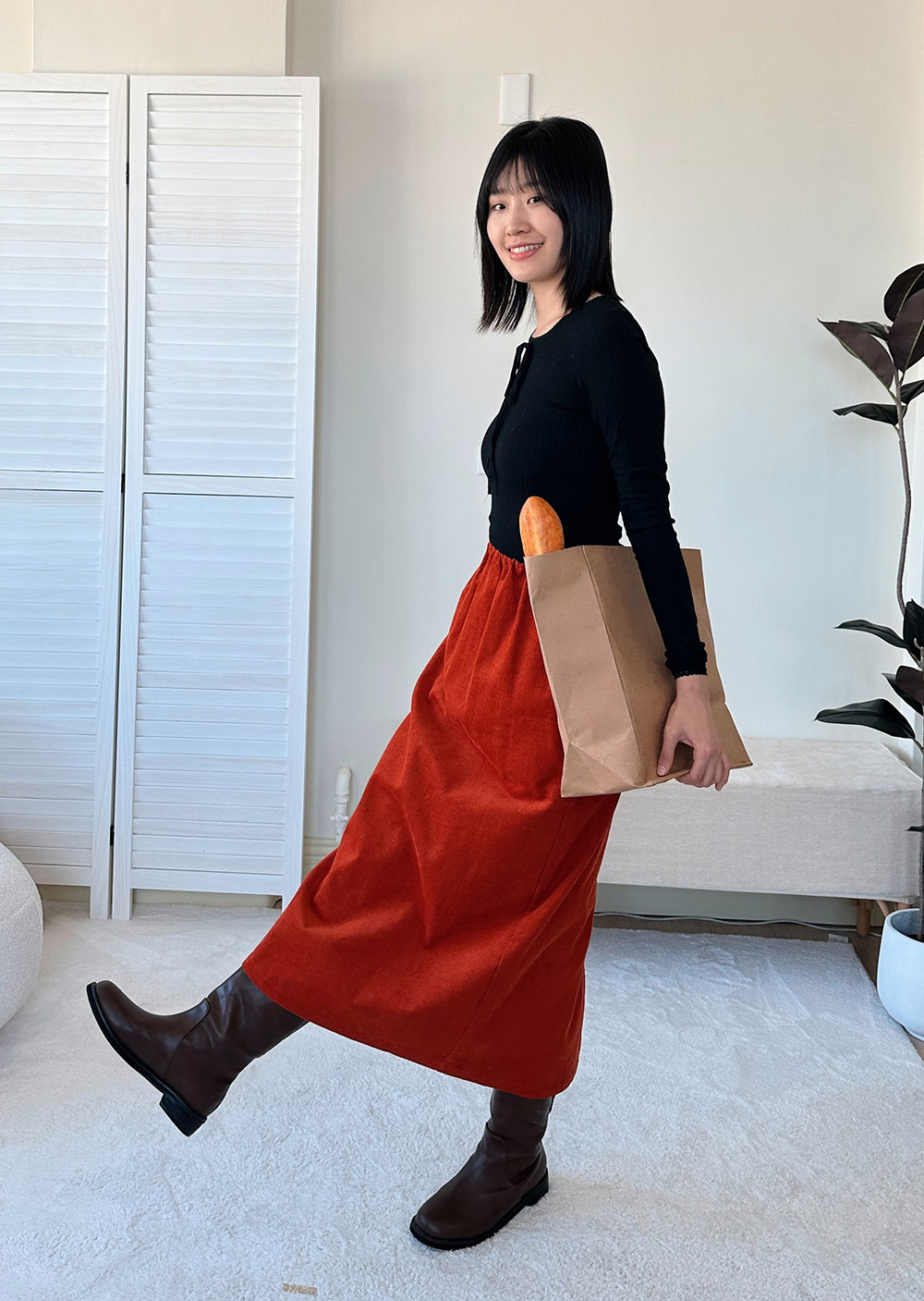 韓國蝴蝶結上衣11