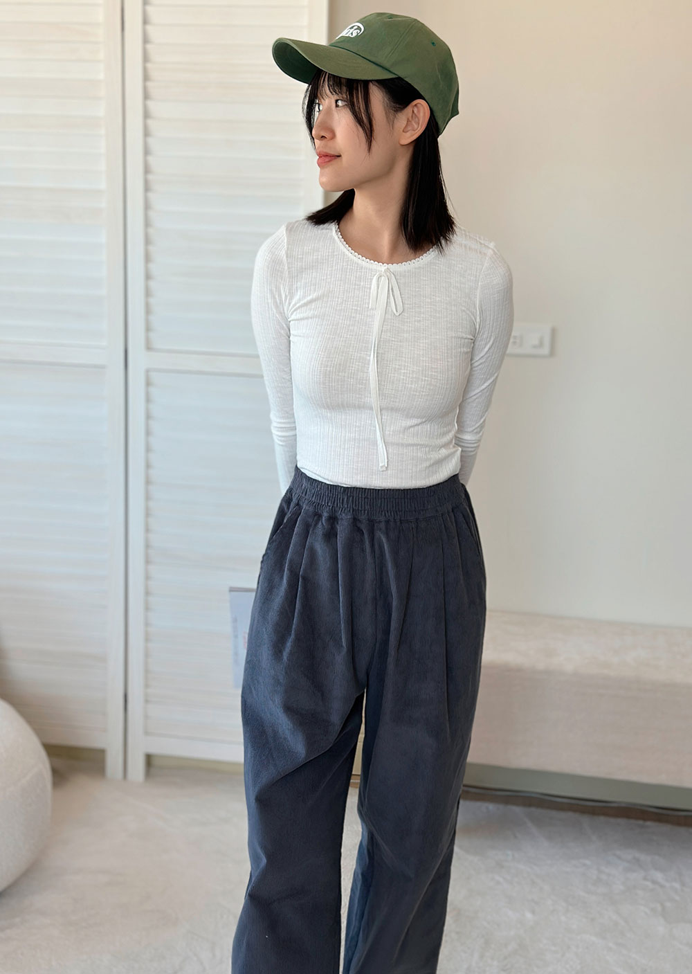 韓國蝴蝶結上衣3