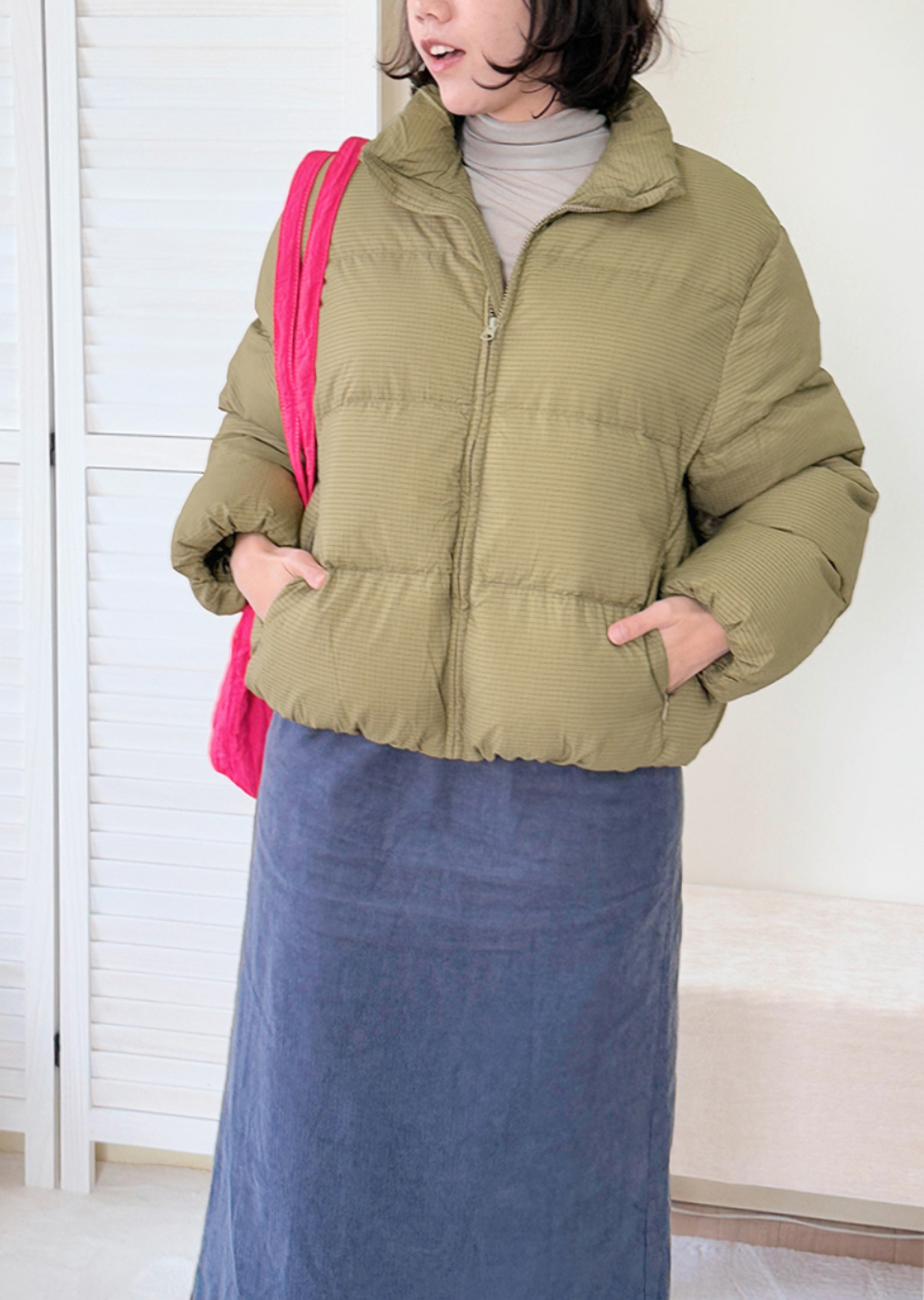 90鴨絨立領短外套10