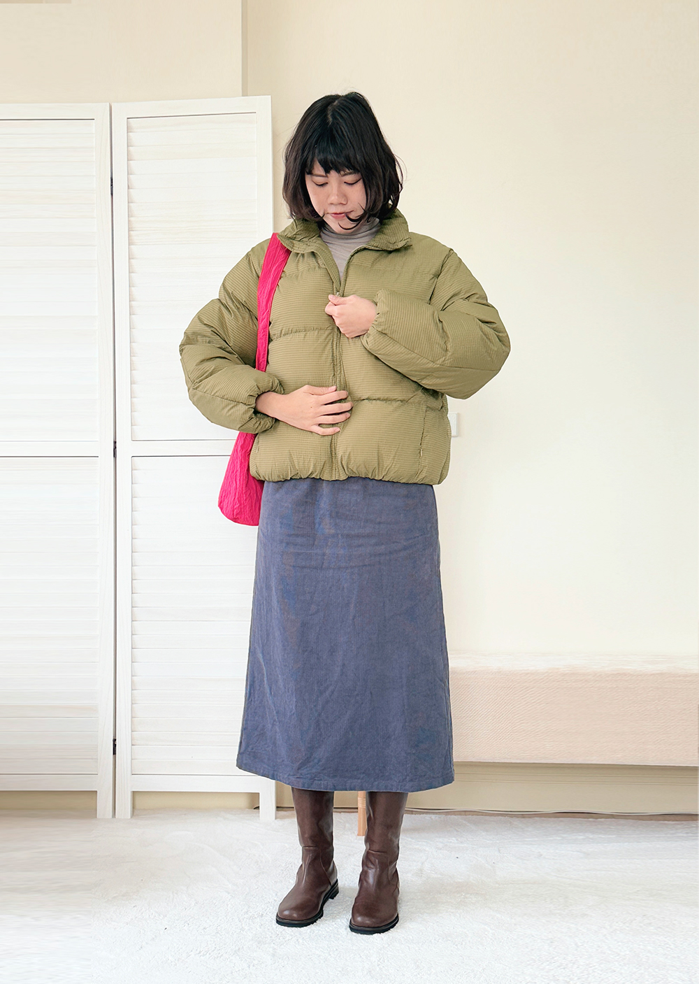 90鴨絨立領短外套8