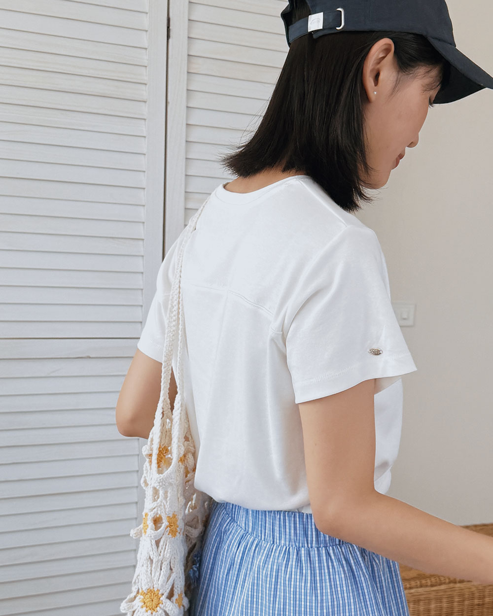 witharch莫代爾弧線tee-白5