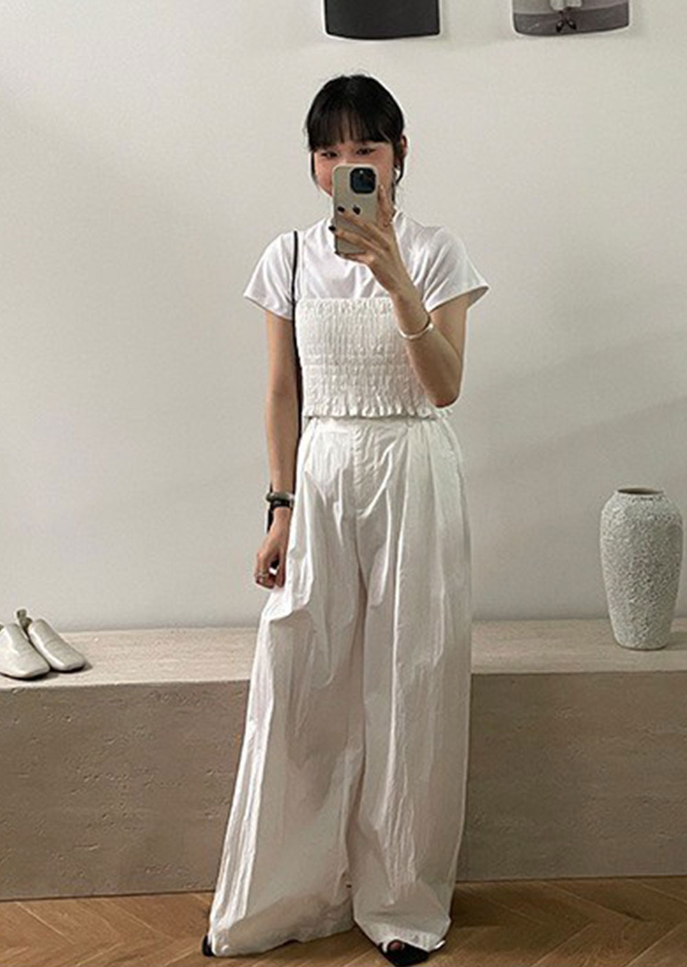 棉質設計感吊帶背心8