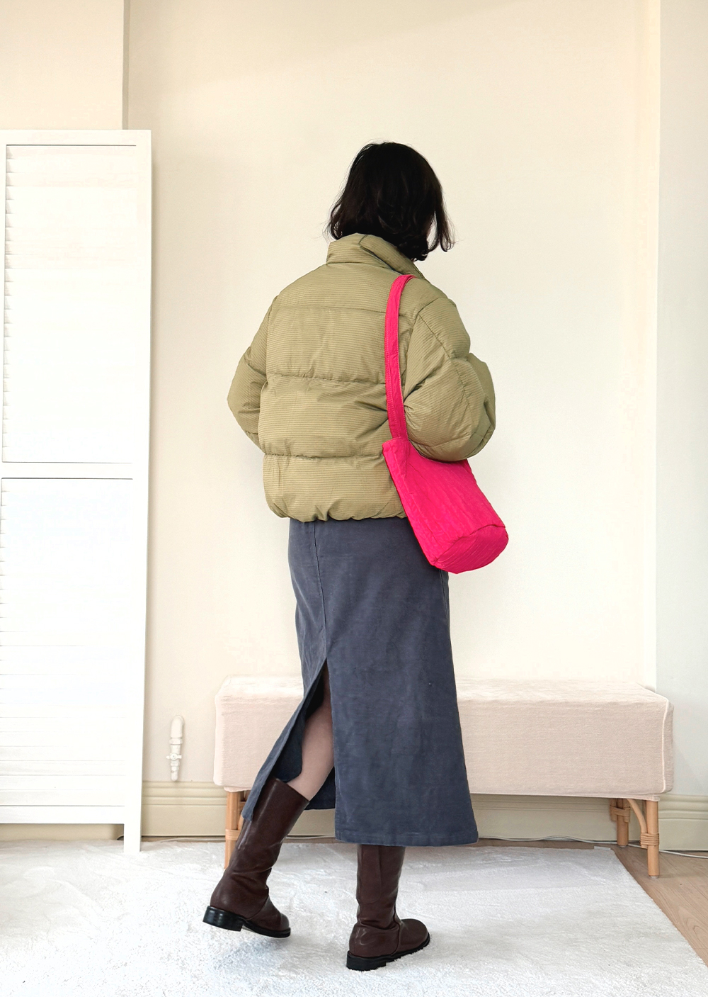 90鴨絨立領短外套9