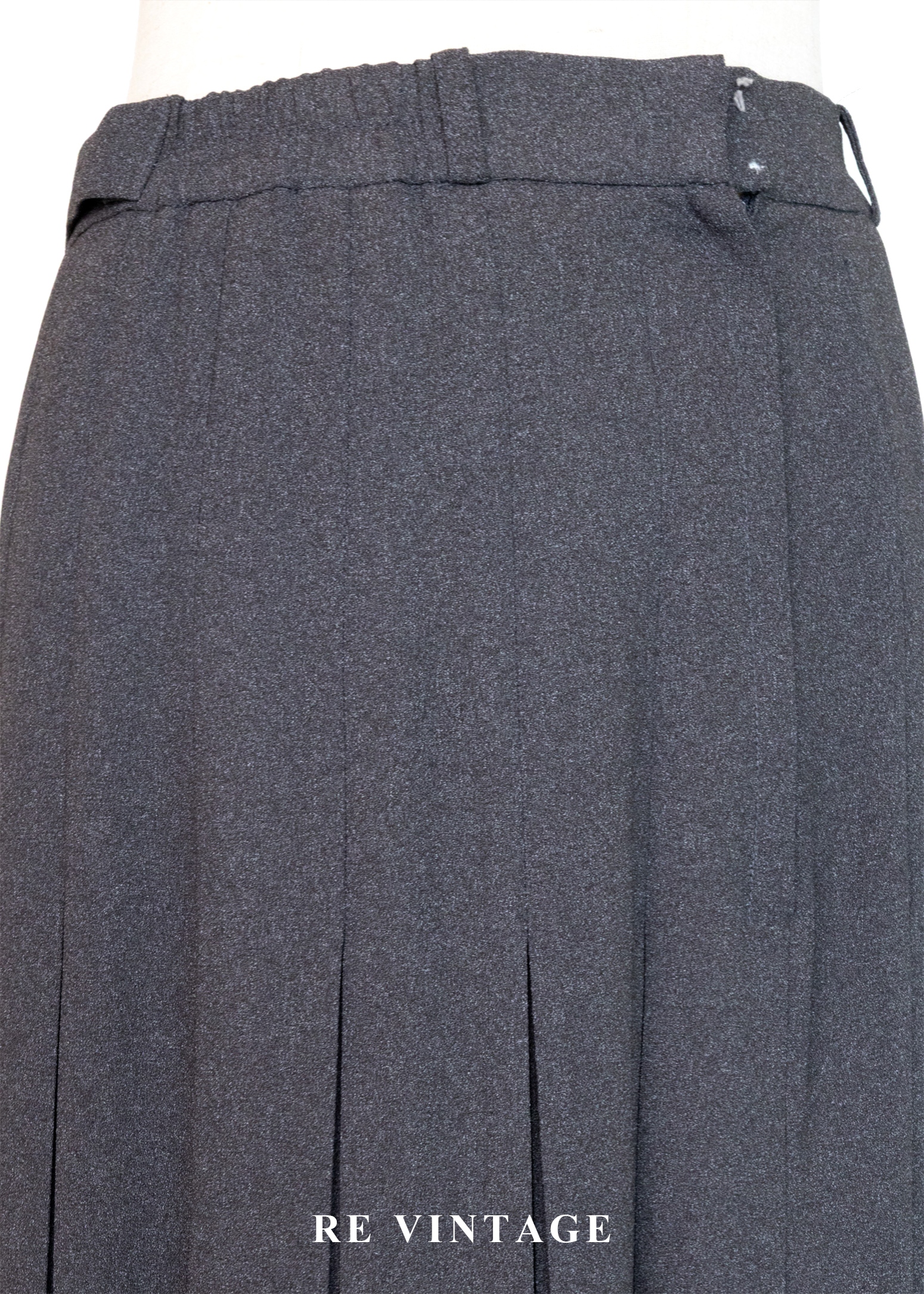 氣質單品 - 深灰色漂亮百褶中長裙(27-28")8