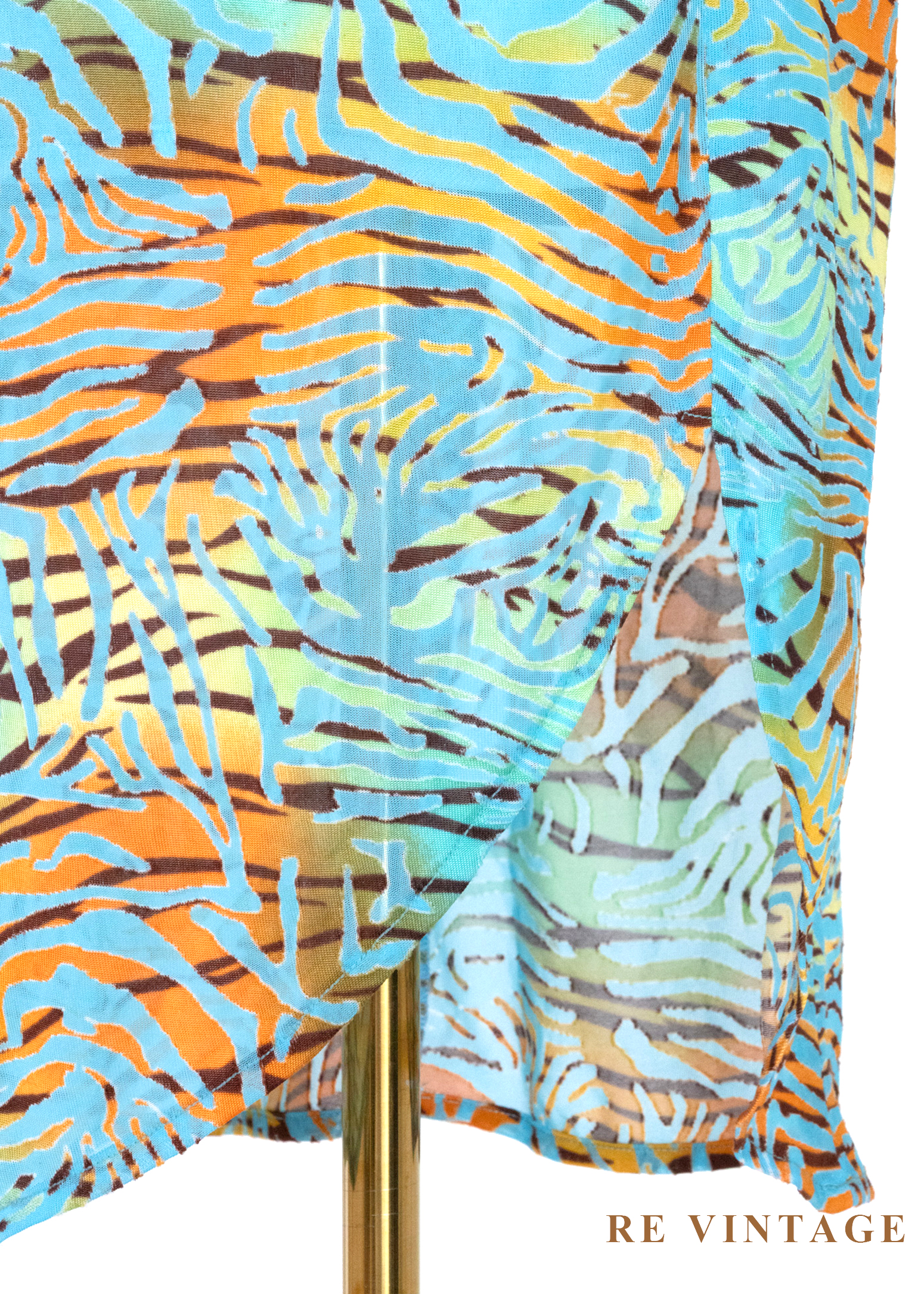 熱帶線條畫作美裙(26")4