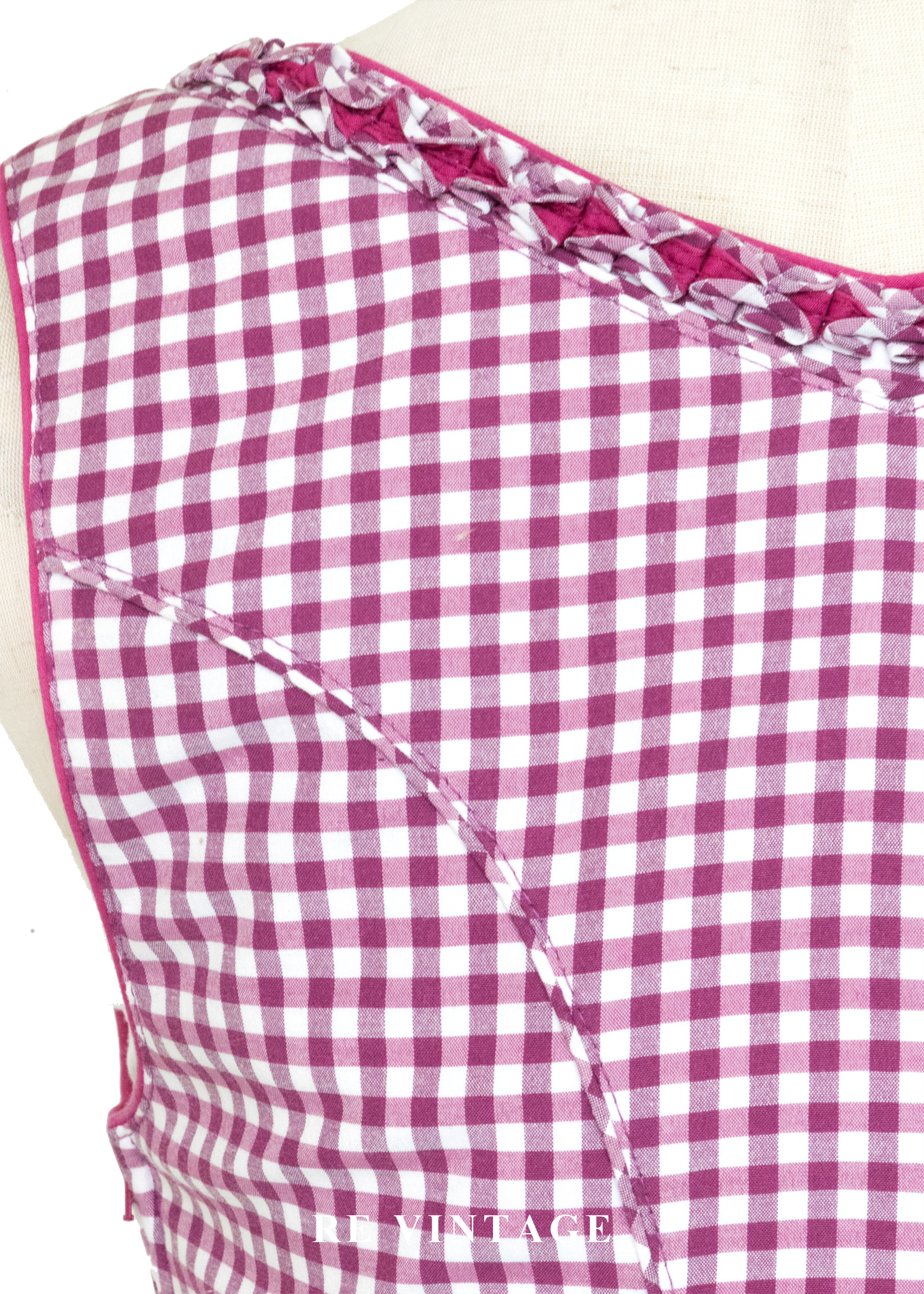 『歐洲寶物』阿爾卑斯山的少女 - 紫紅格紋德式巴伐利亞古典洋裝13