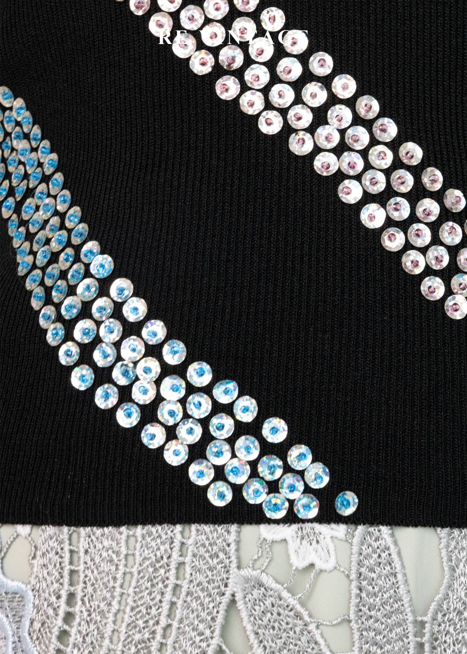 霓虹城市電流心跳針織背心6