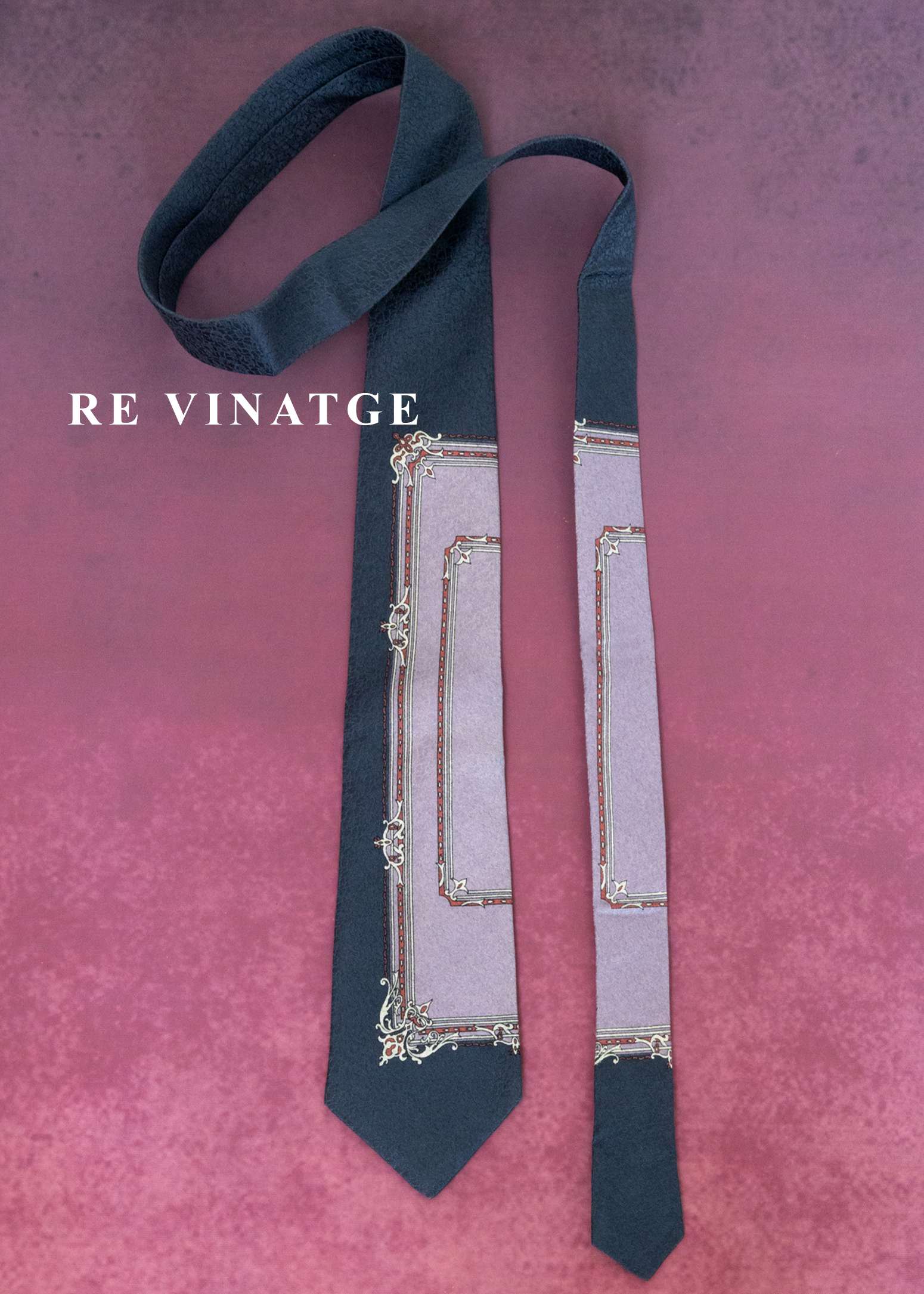 古典畫框優雅邊界領帶