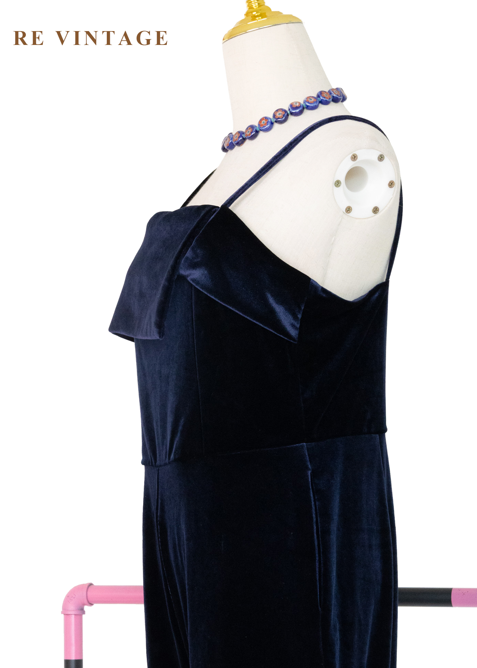 深藍海裡的美人魚細肩帶連身褲8