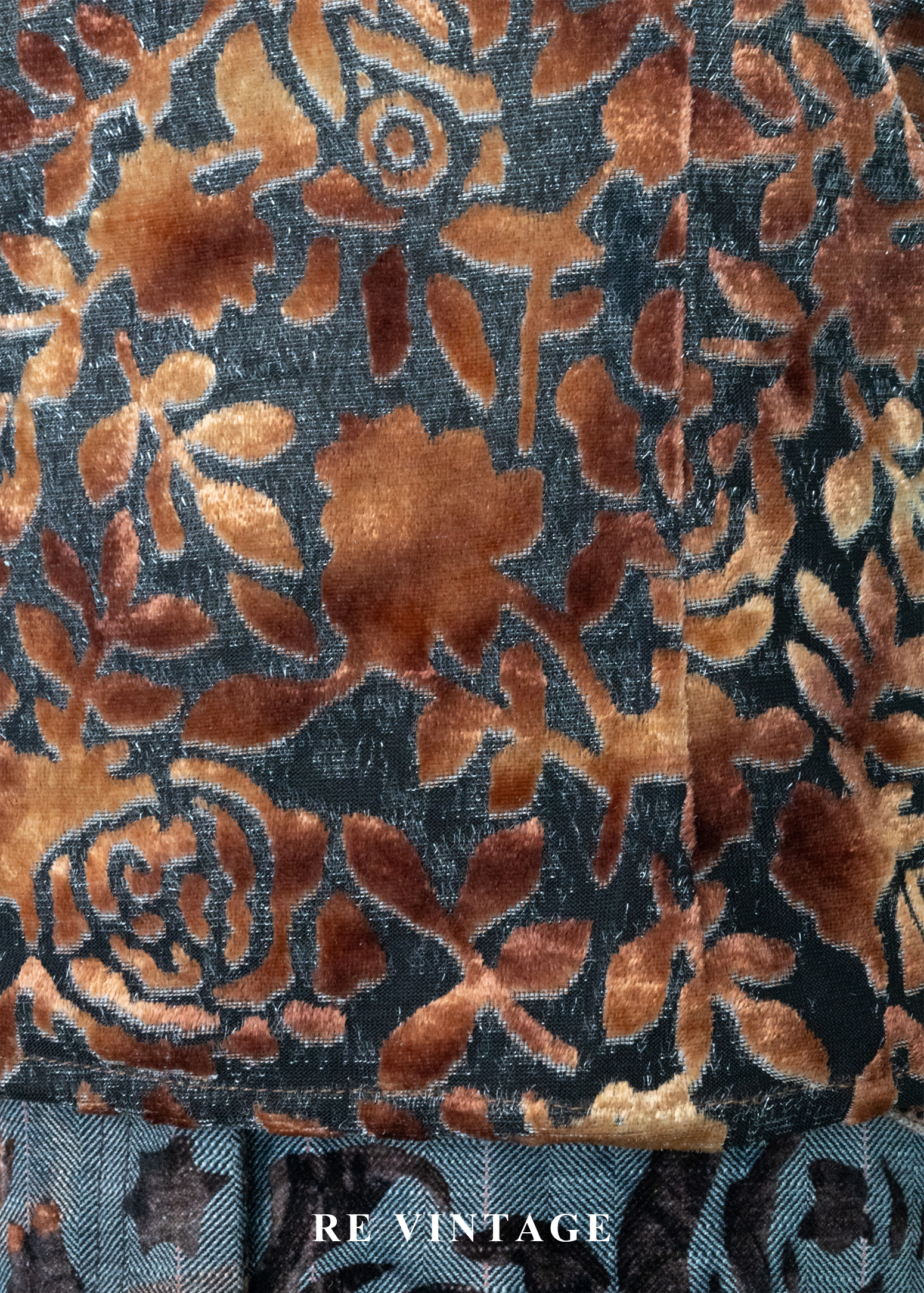 落日玫瑰 - 浮雕花絨背心4