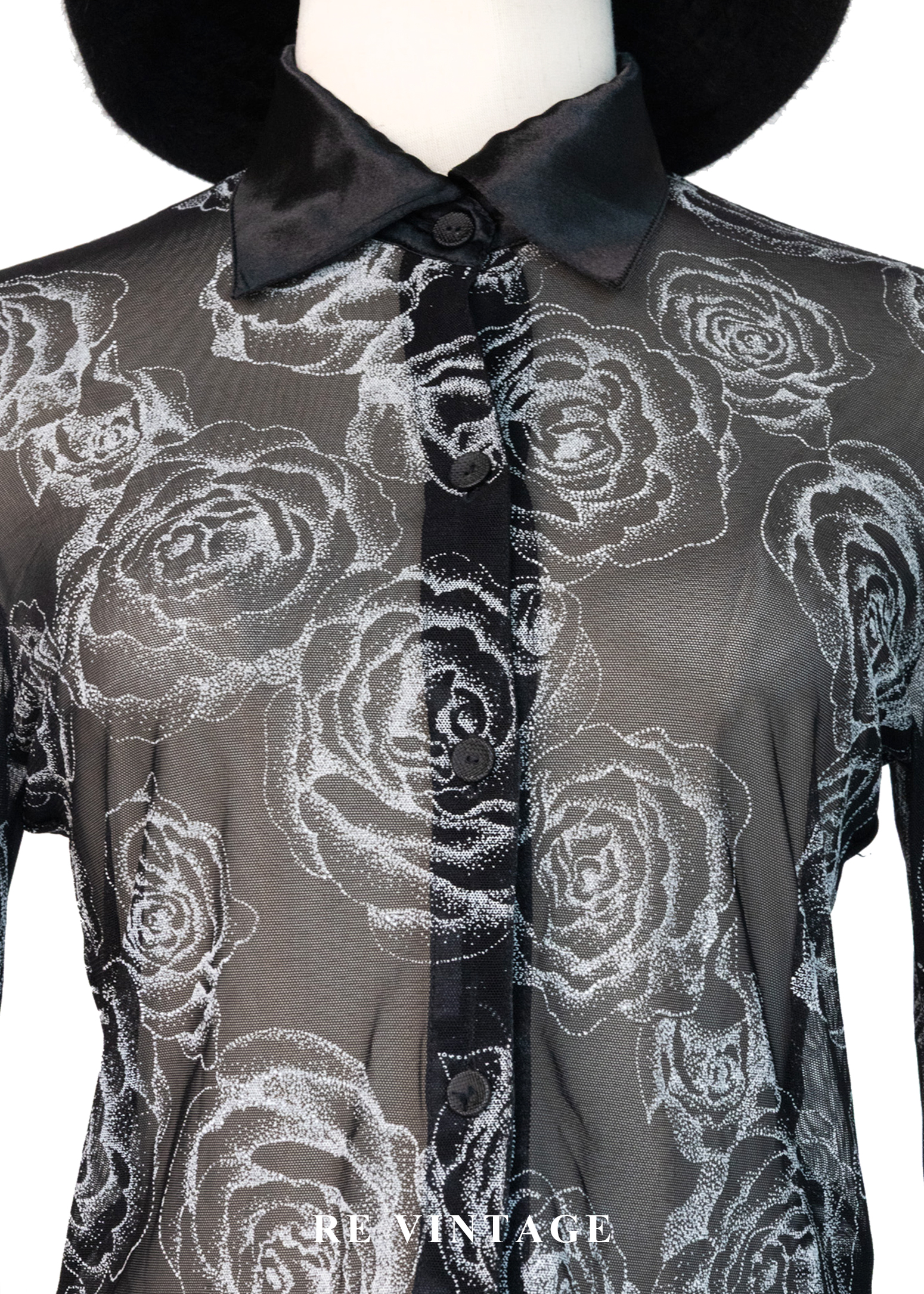 黑霧白玫瑰透膚上衣3