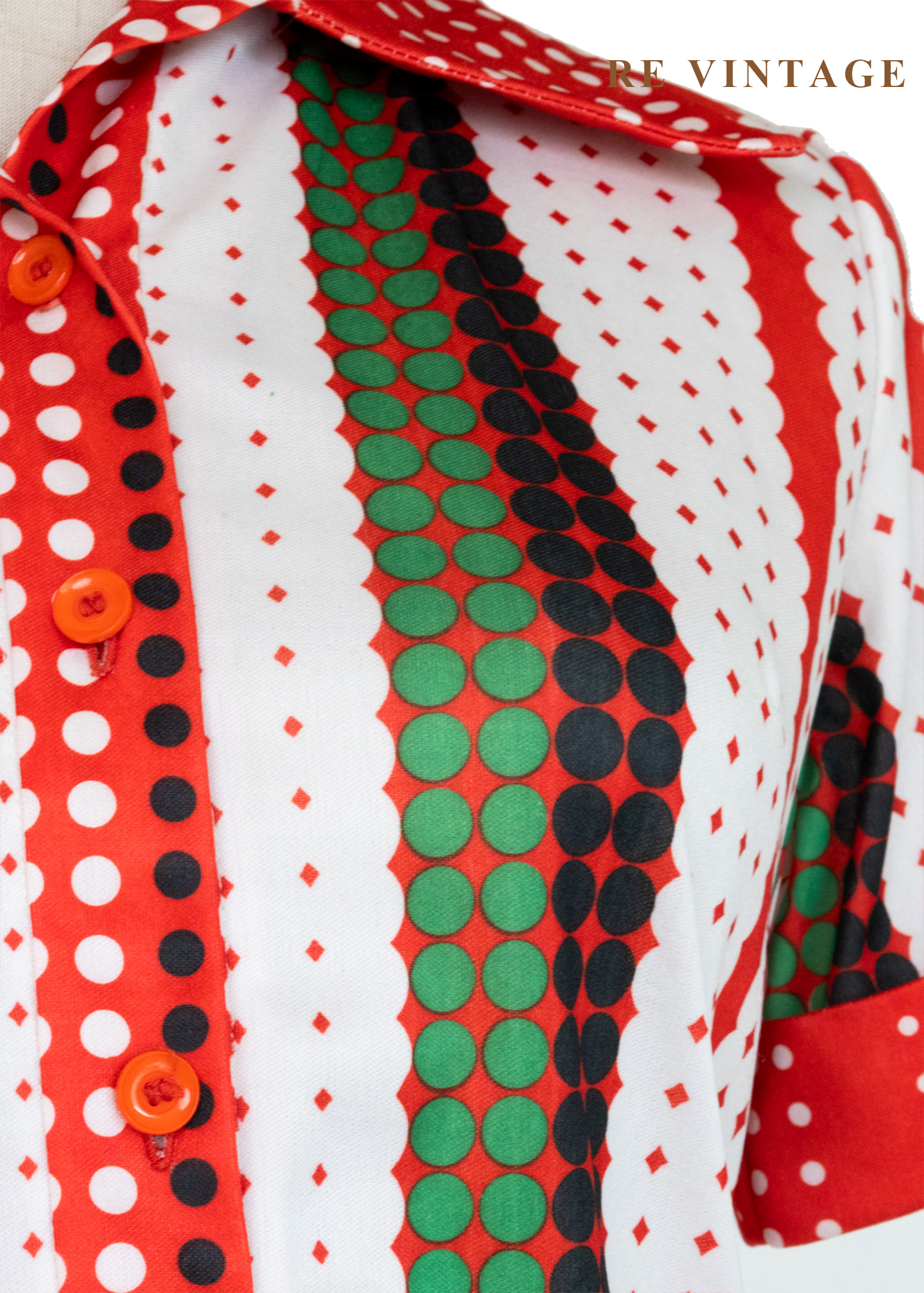 點點條紋夏日嘉年華短袖上衣7