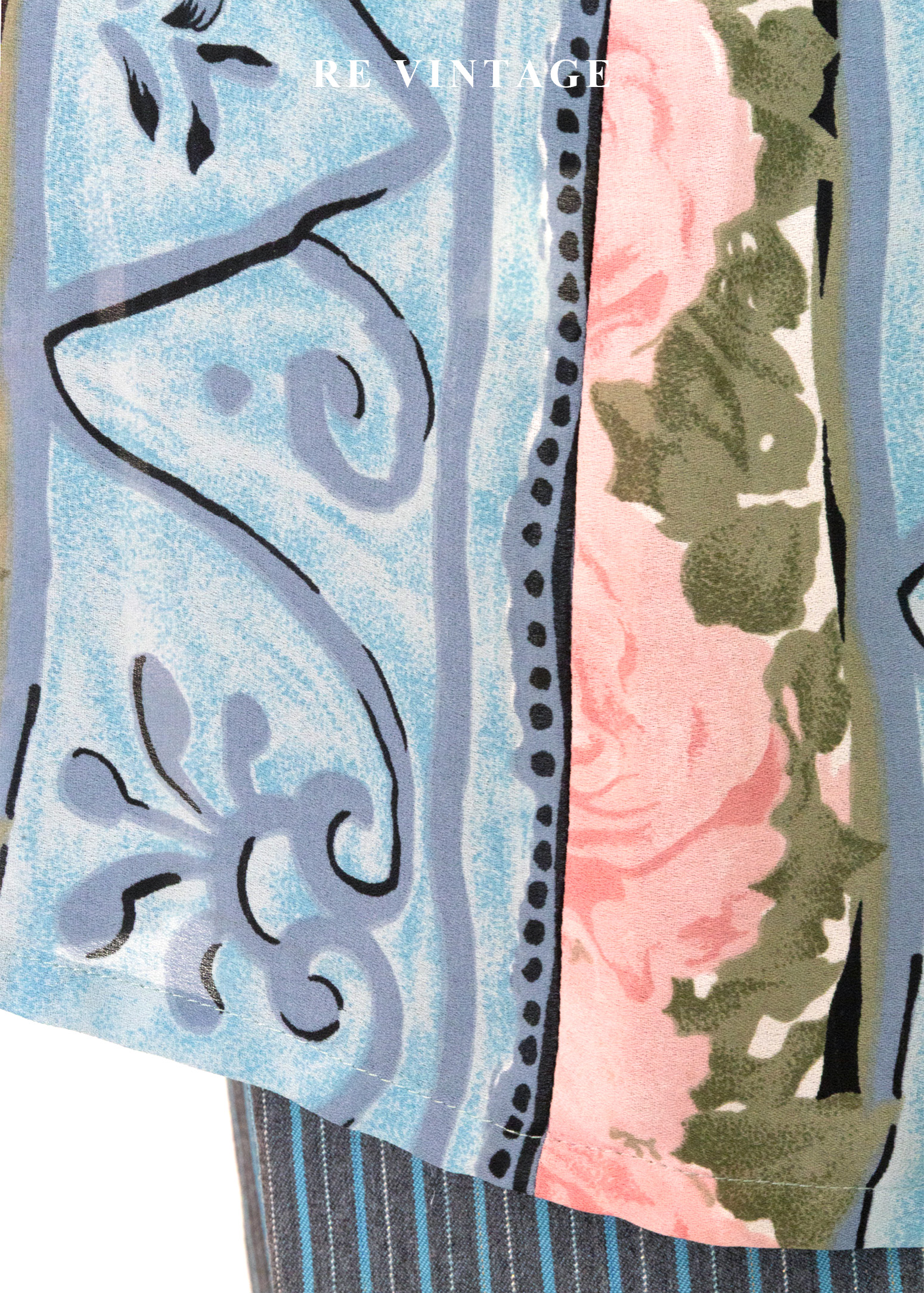 Rose Bloom 蔚藍天空玫瑰綻放長版背心8