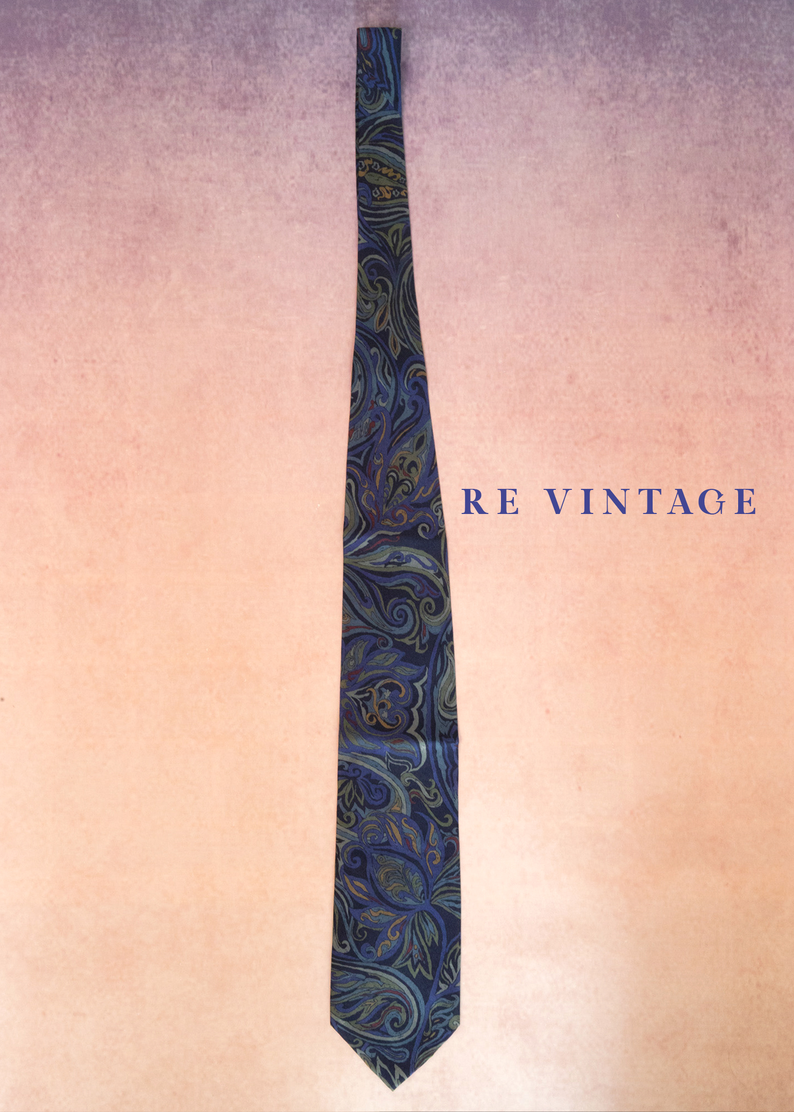 冷調漂浮渦狀煙霧領帶4