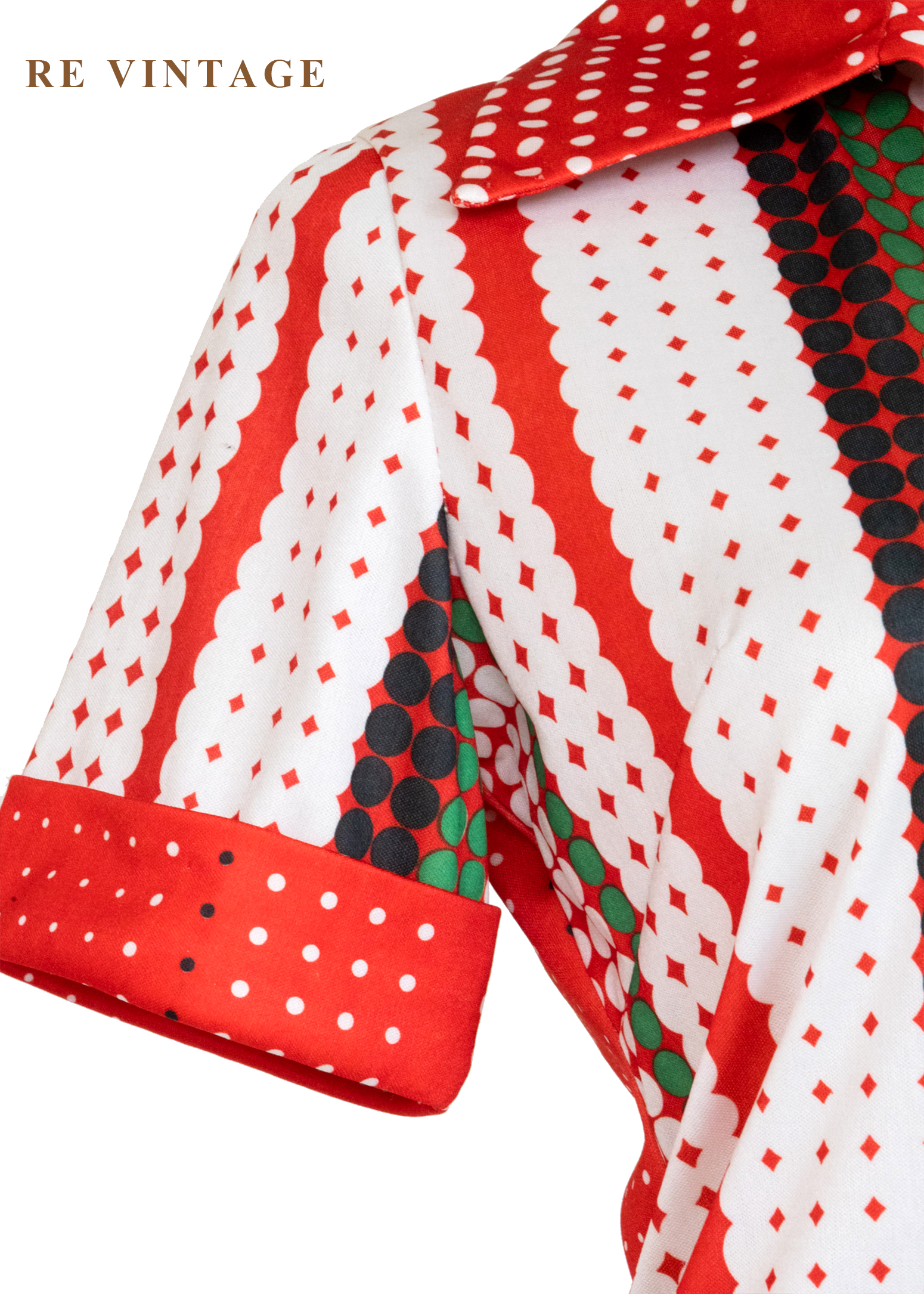 點點條紋夏日嘉年華短袖上衣5