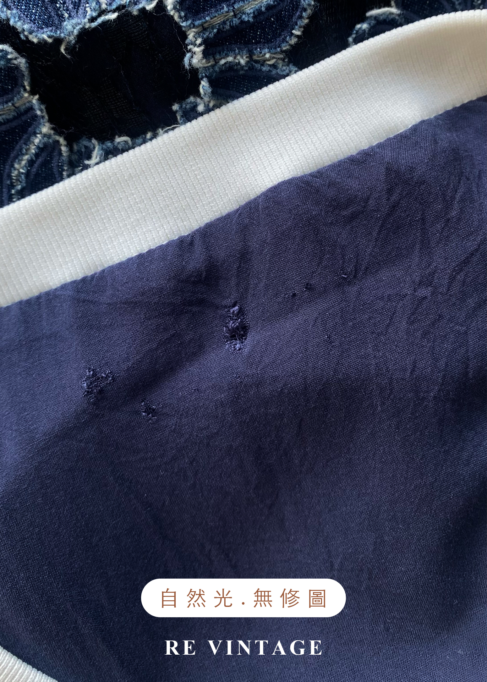 靛藍花瓣堆疊黑蕾絲洋裝16