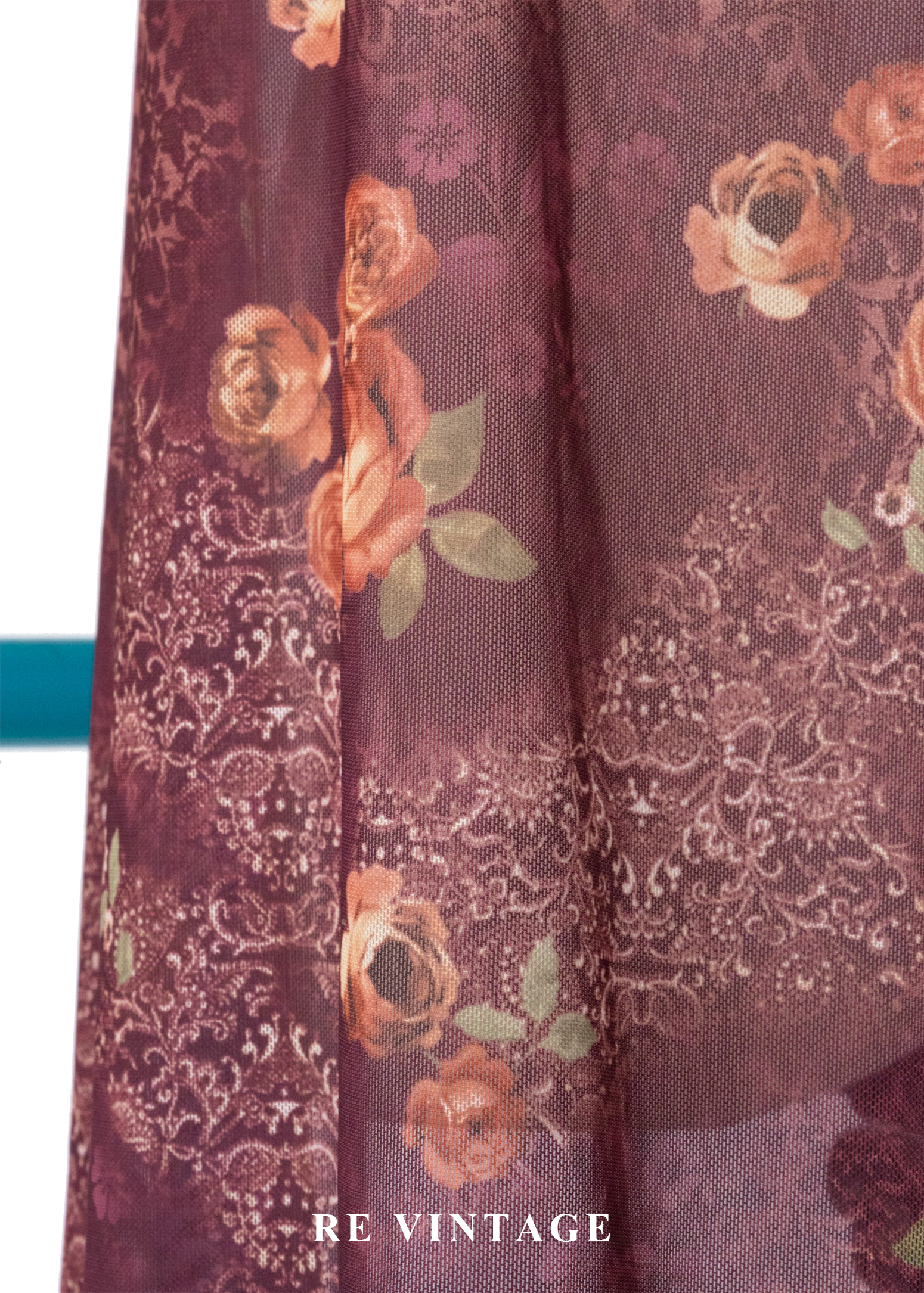 Rose Dust 茶玫瑰浪漫透膚洋裝15