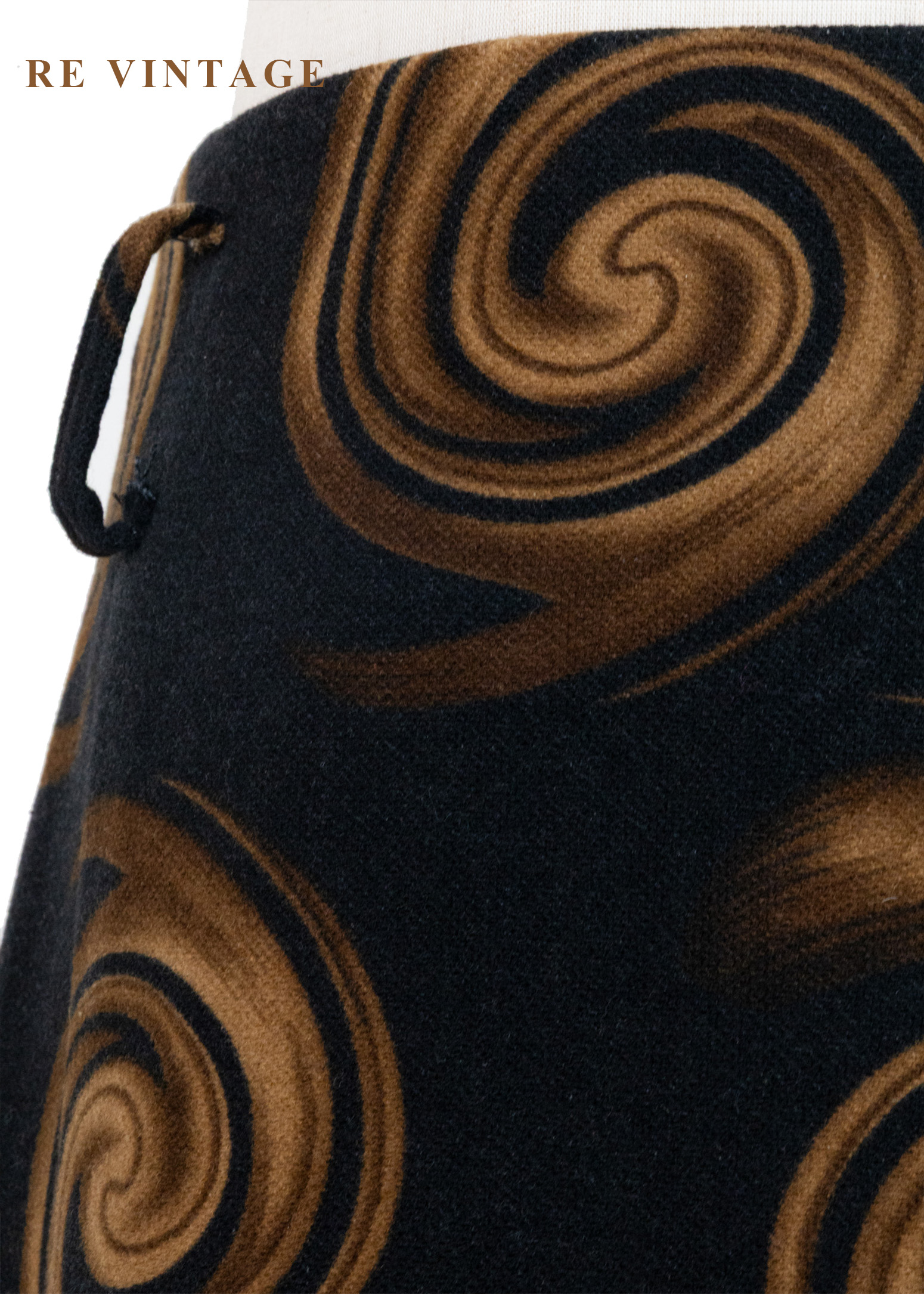 黑金宇宙漩渦秋冬美裙 (28")5