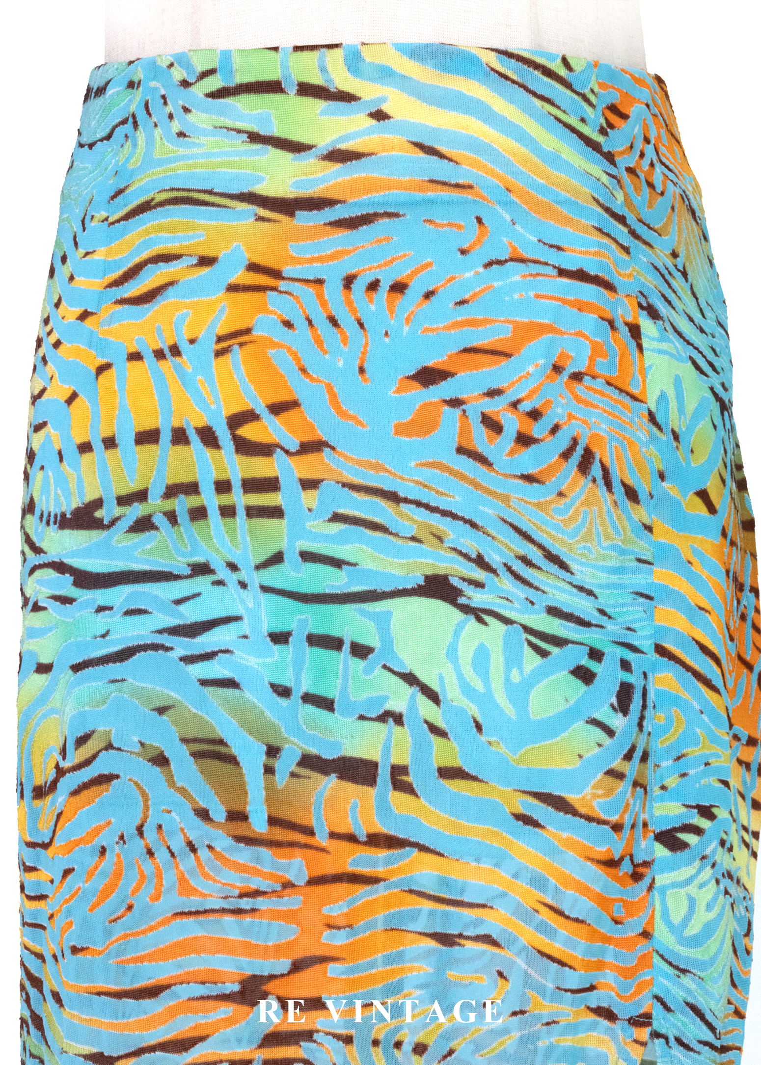 熱帶線條畫作美裙(26")3