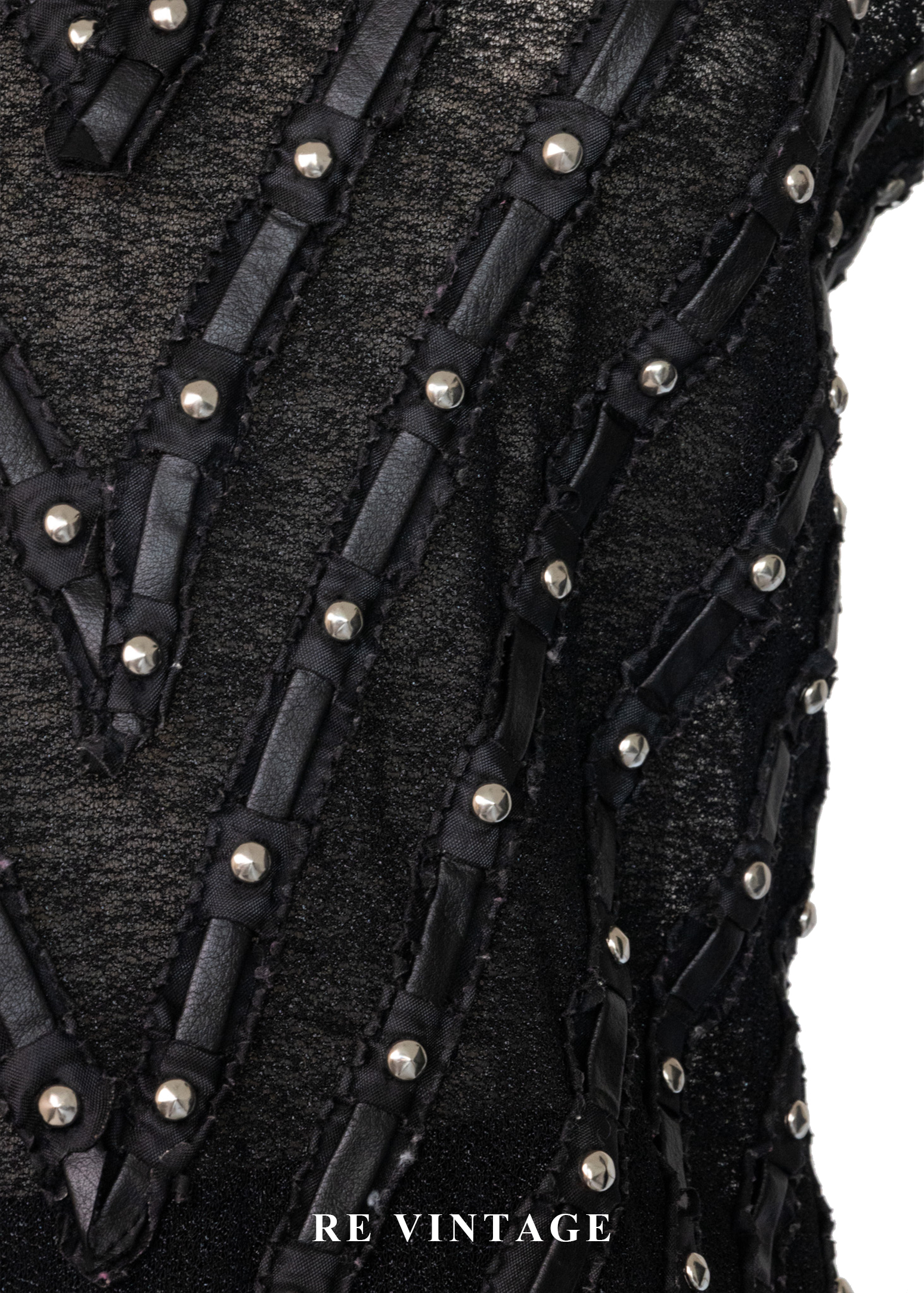 銀光微光脈絡黑系背心8