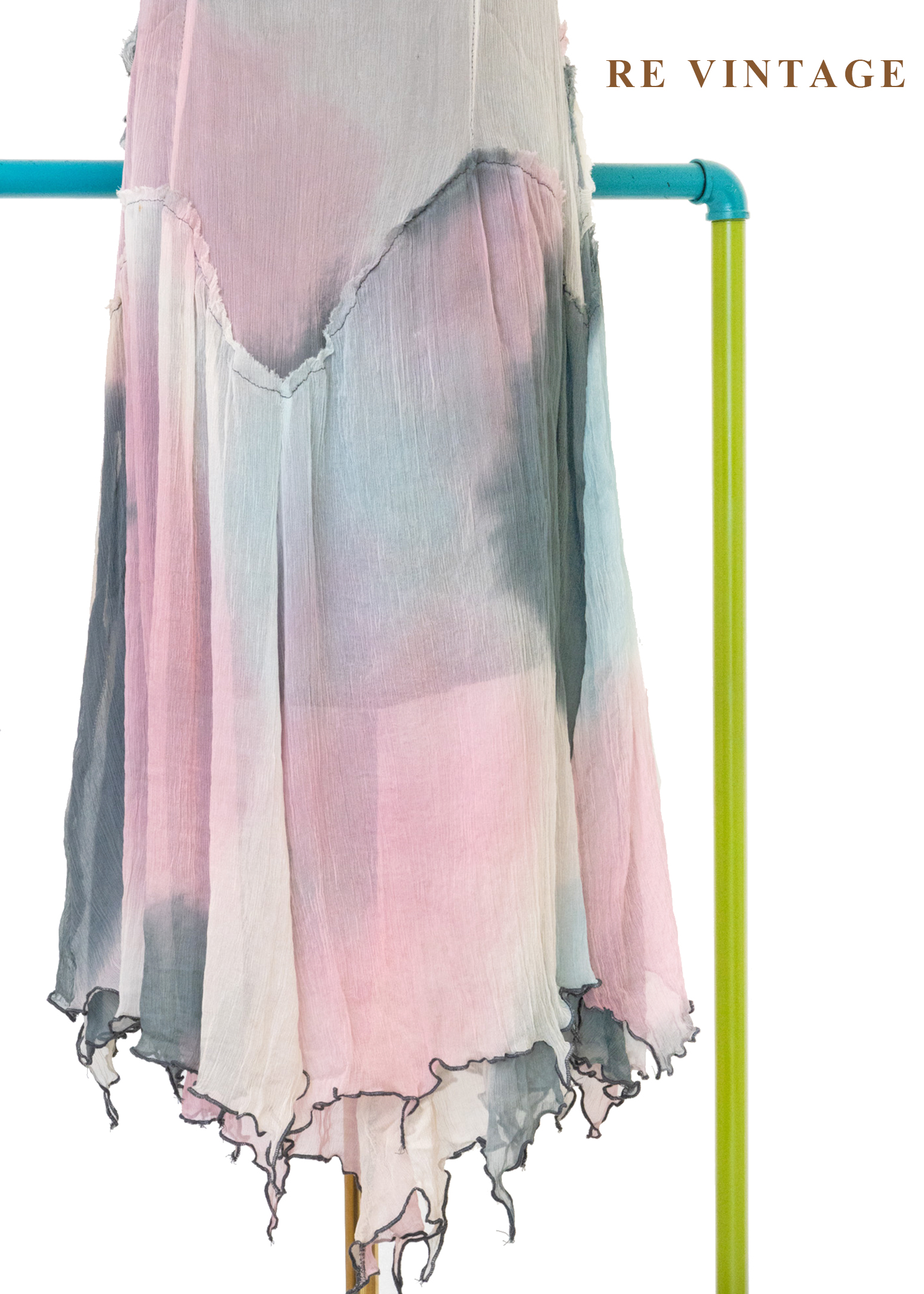 海霧 - 水彩記憶波紋洋裝15