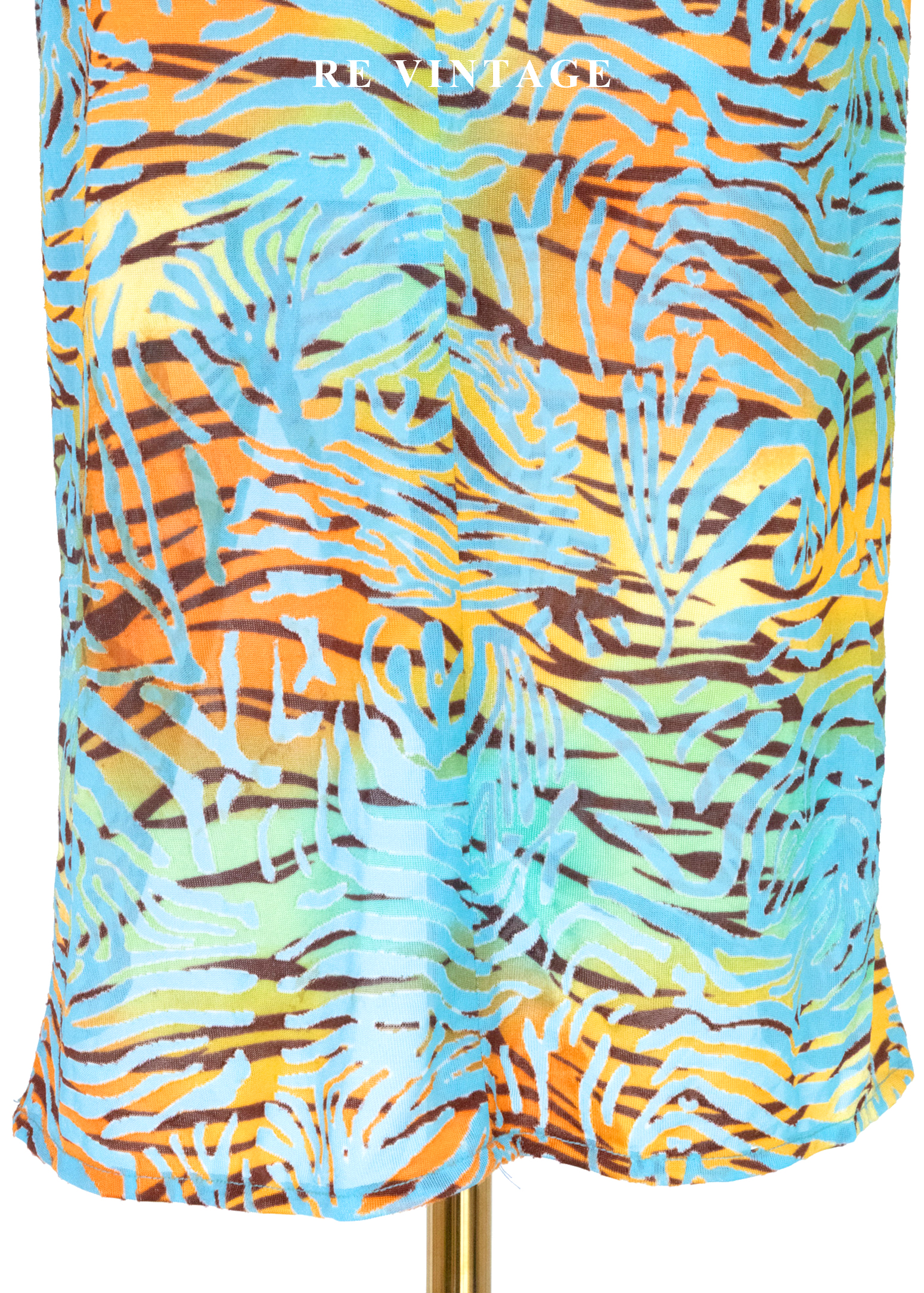 熱帶線條畫作美裙(26")8