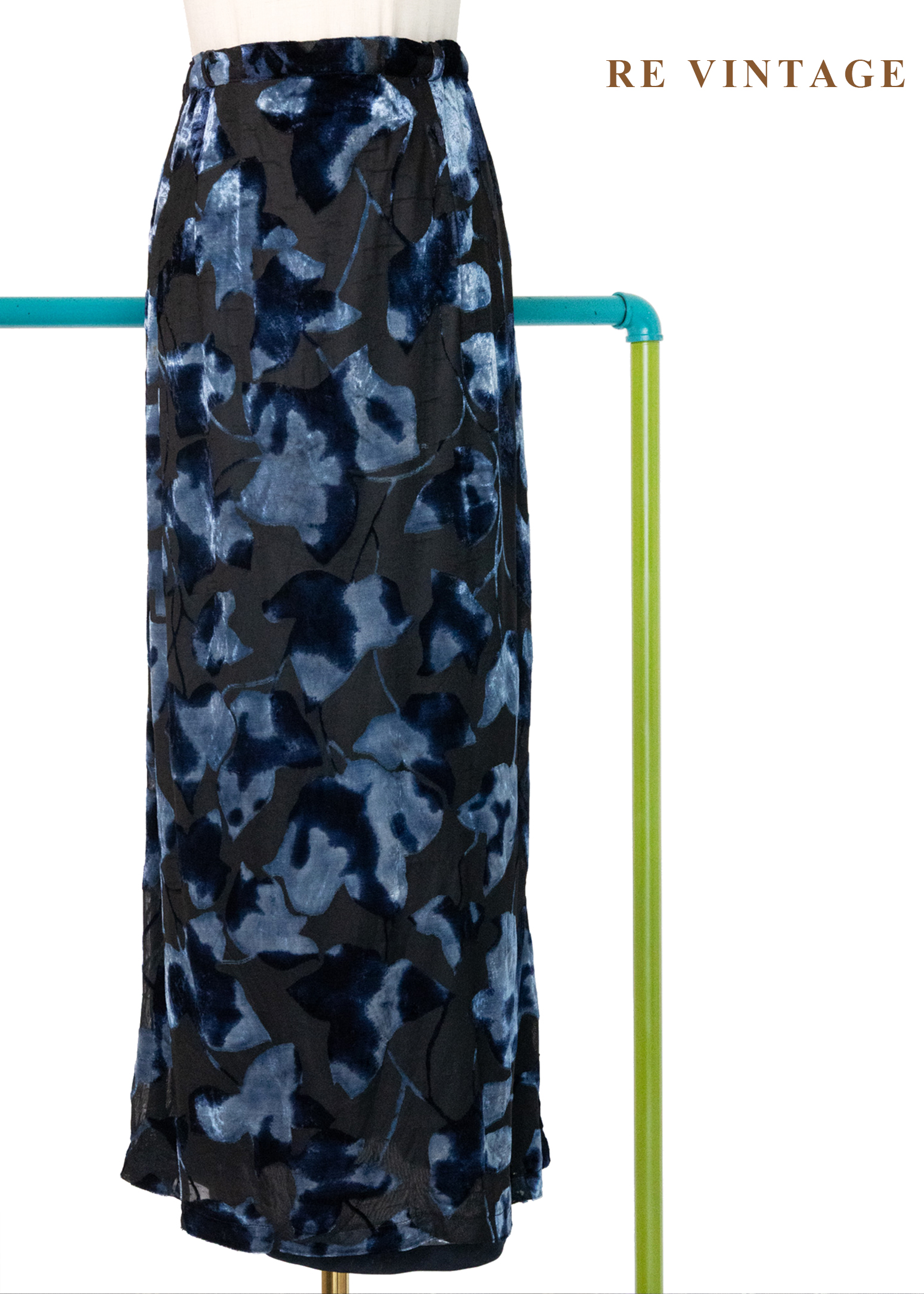 Ink Tide Blue 海潮夜色長裙（22-26"）