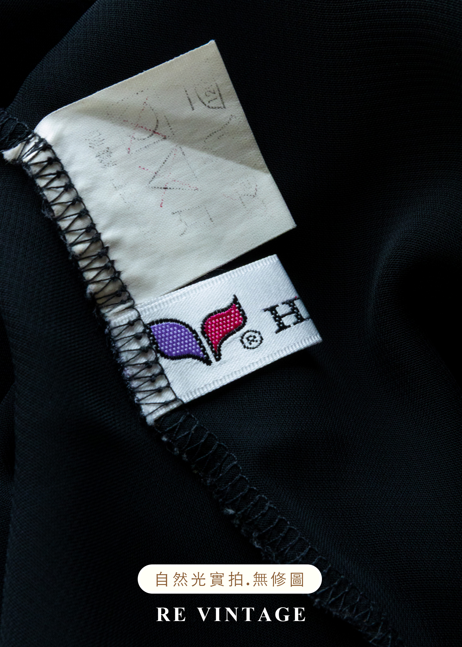 金線刺繡黑透膚細肩帶背心13