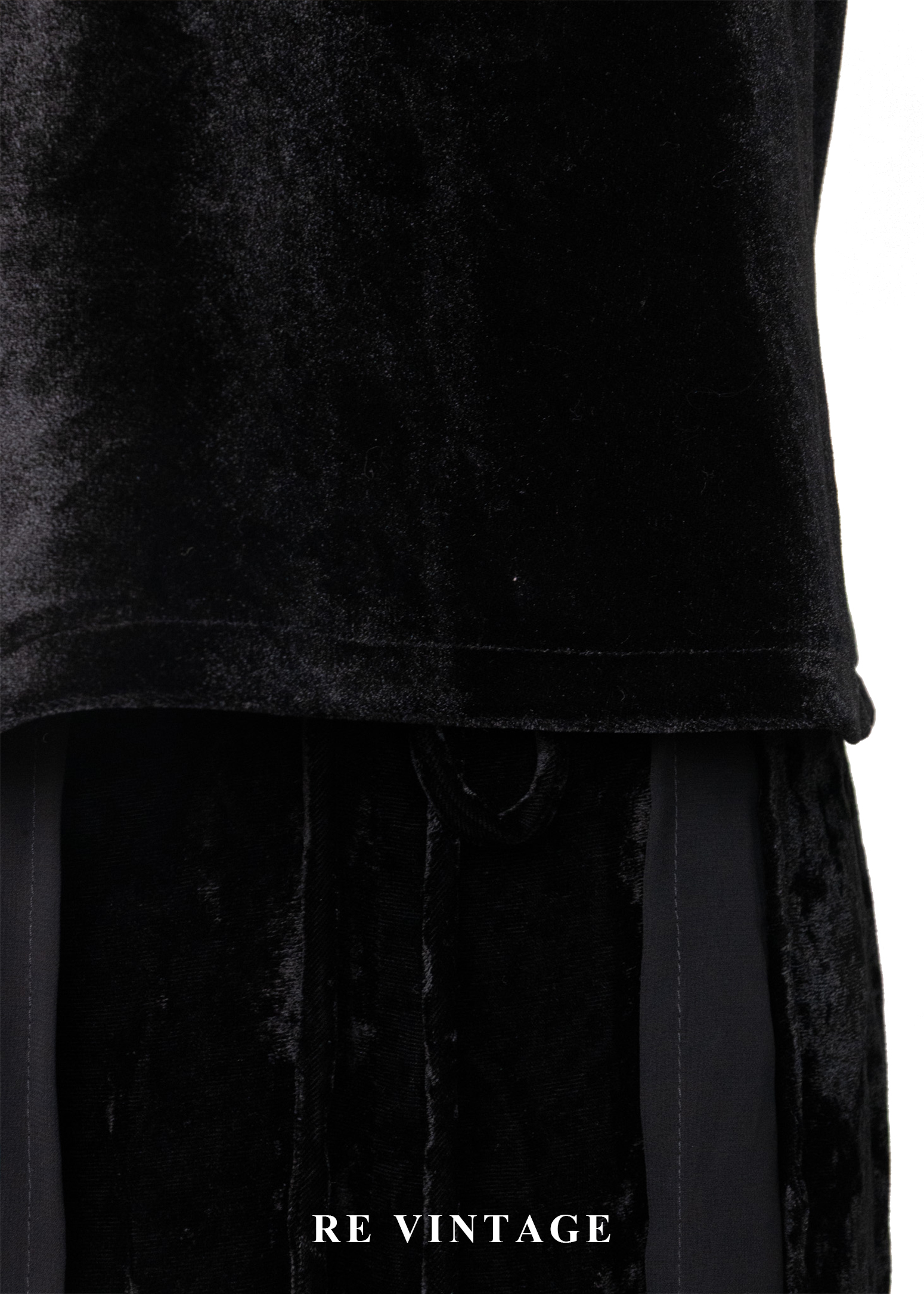 精緻玫瑰暗夜絨布背心4