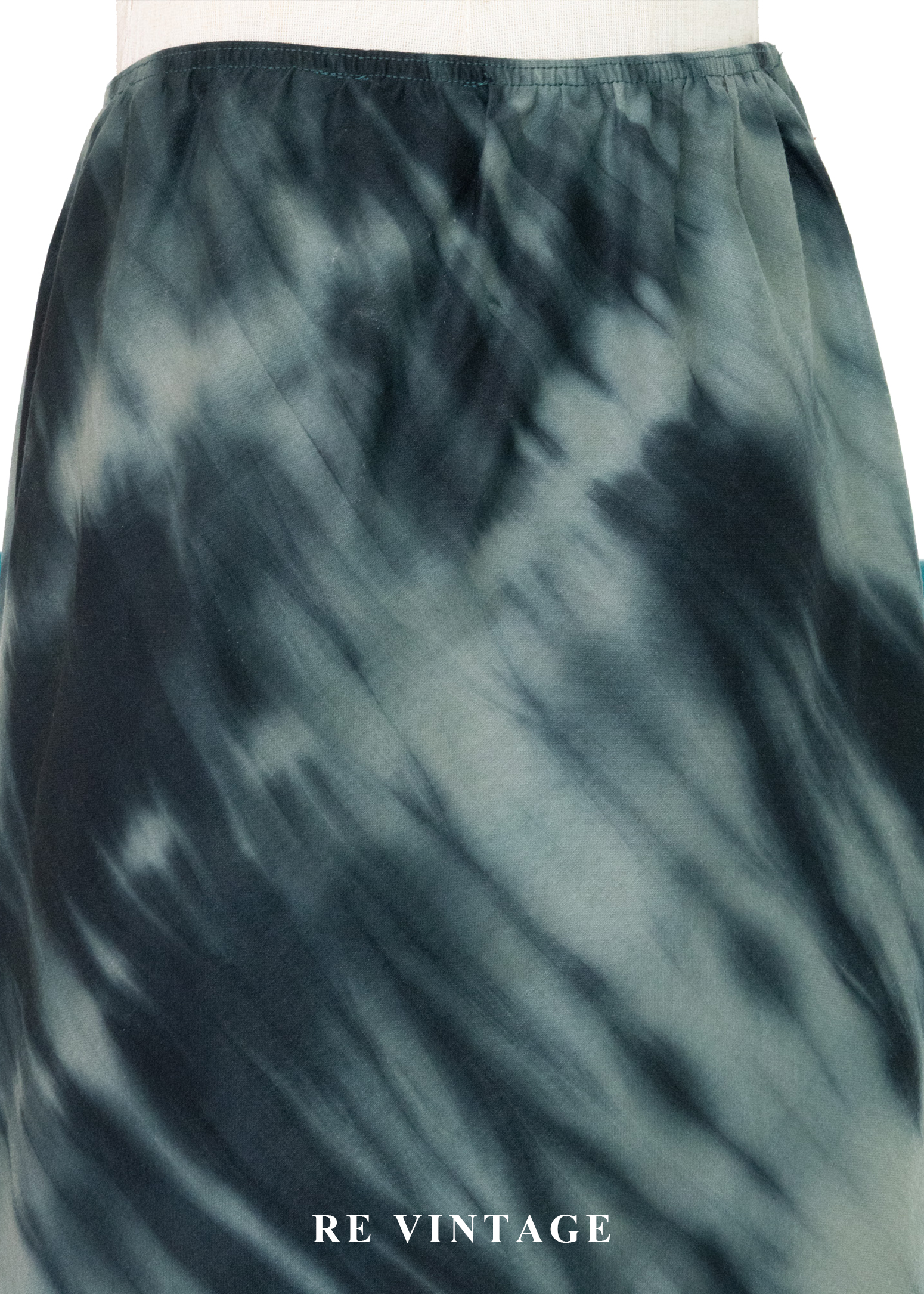 水墨綠迷蹤中長裙(22-29")8