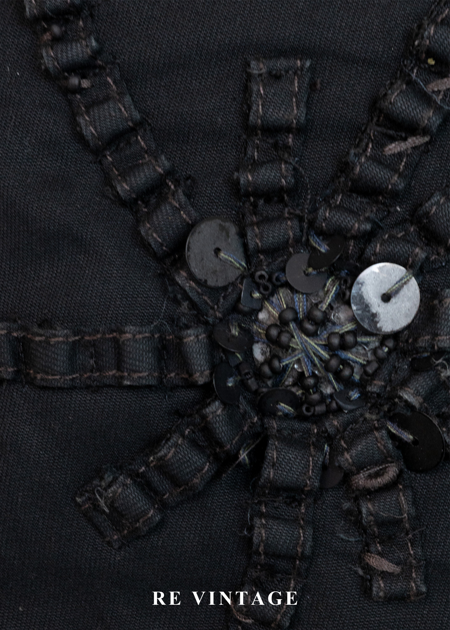 夜光亮片星芒黑短裙(28")8