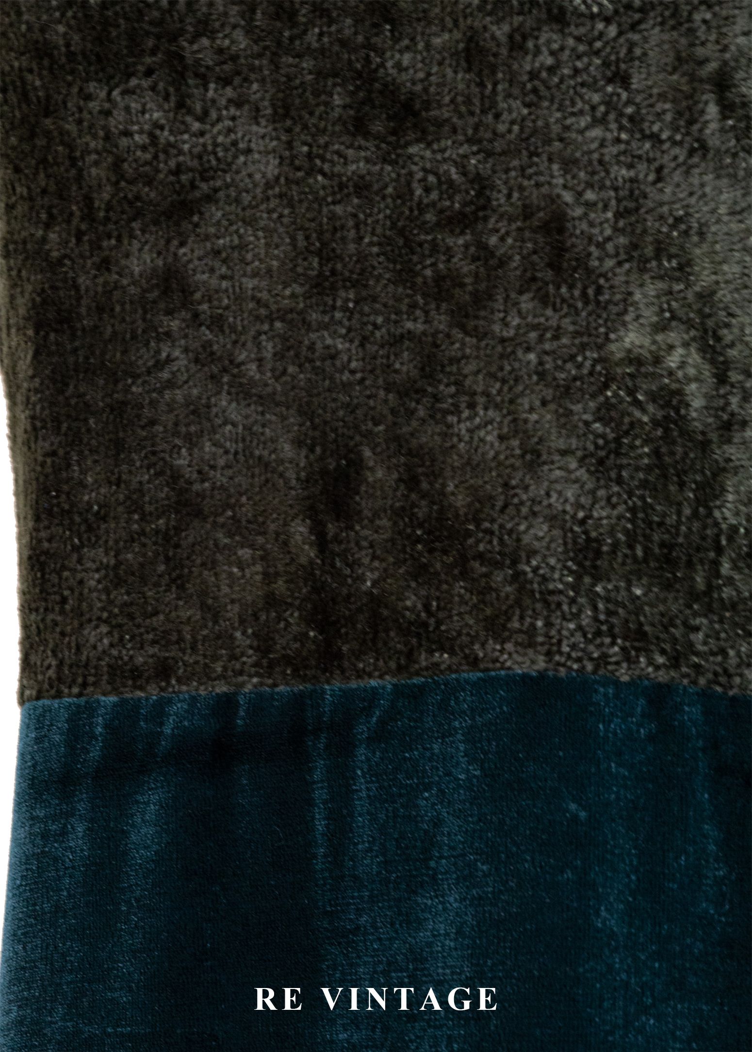 質感單品 - 柔霧深綠與苔綠光影細肩長洋裝6