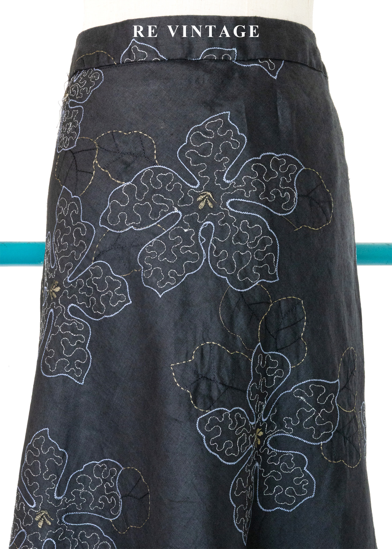 華麗金銀刺繡花花美裙 (30")10