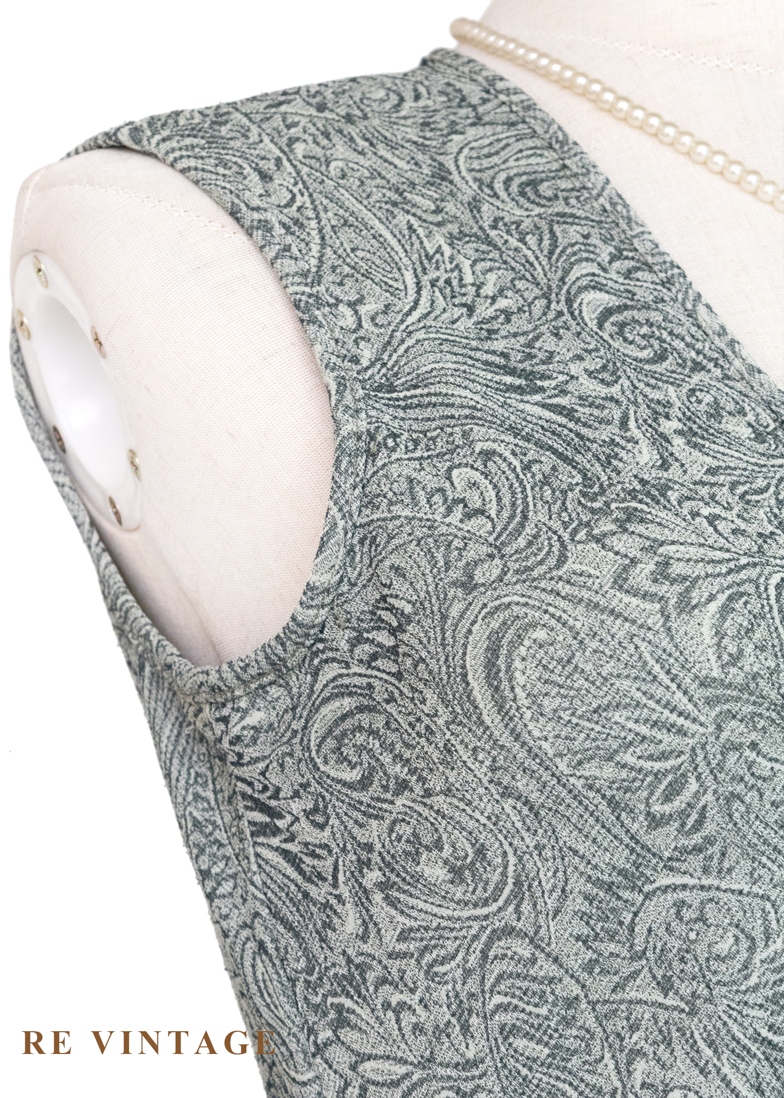 柔霧蕨類氣質長洋裝7