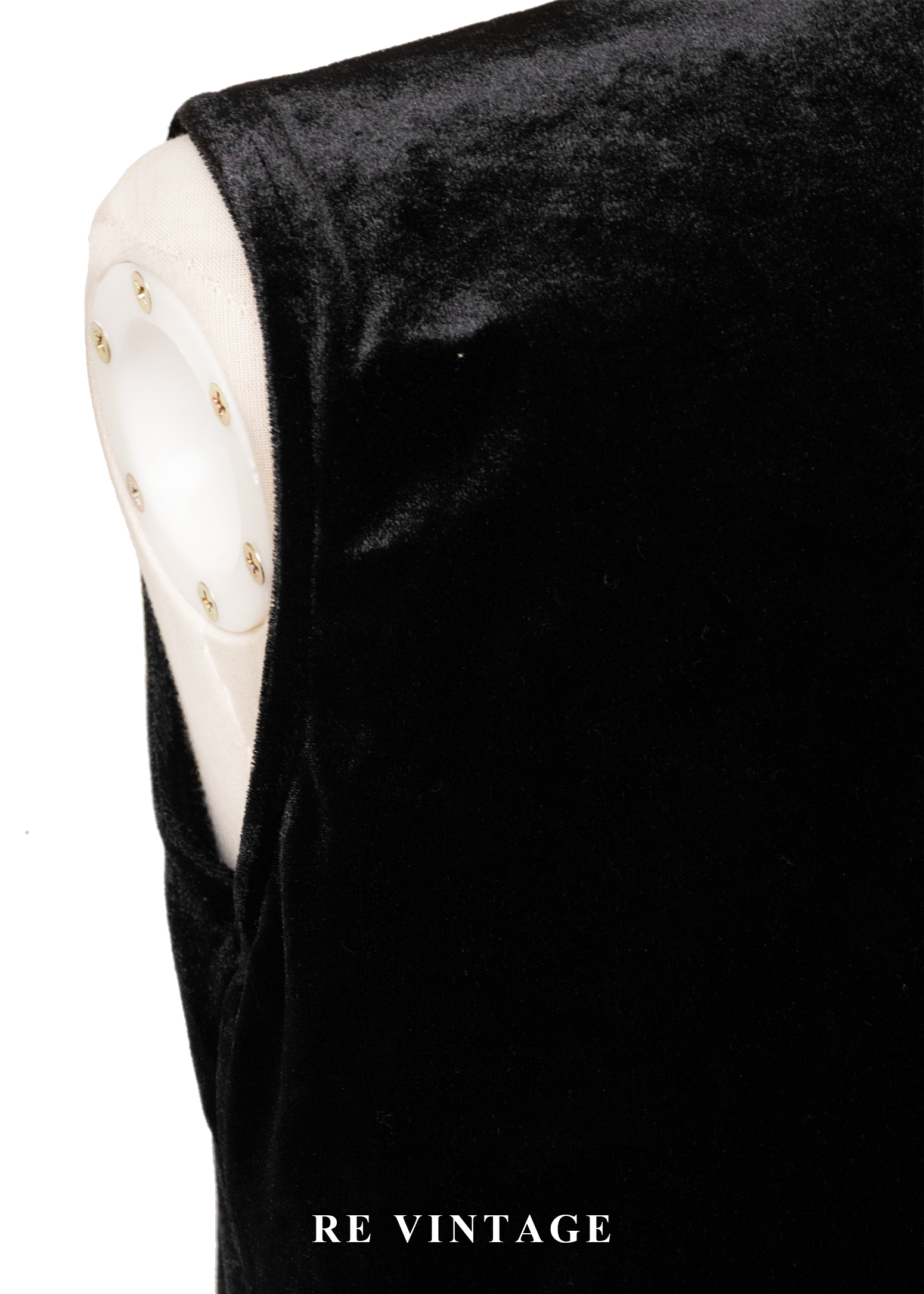 精緻玫瑰暗夜絨布背心9