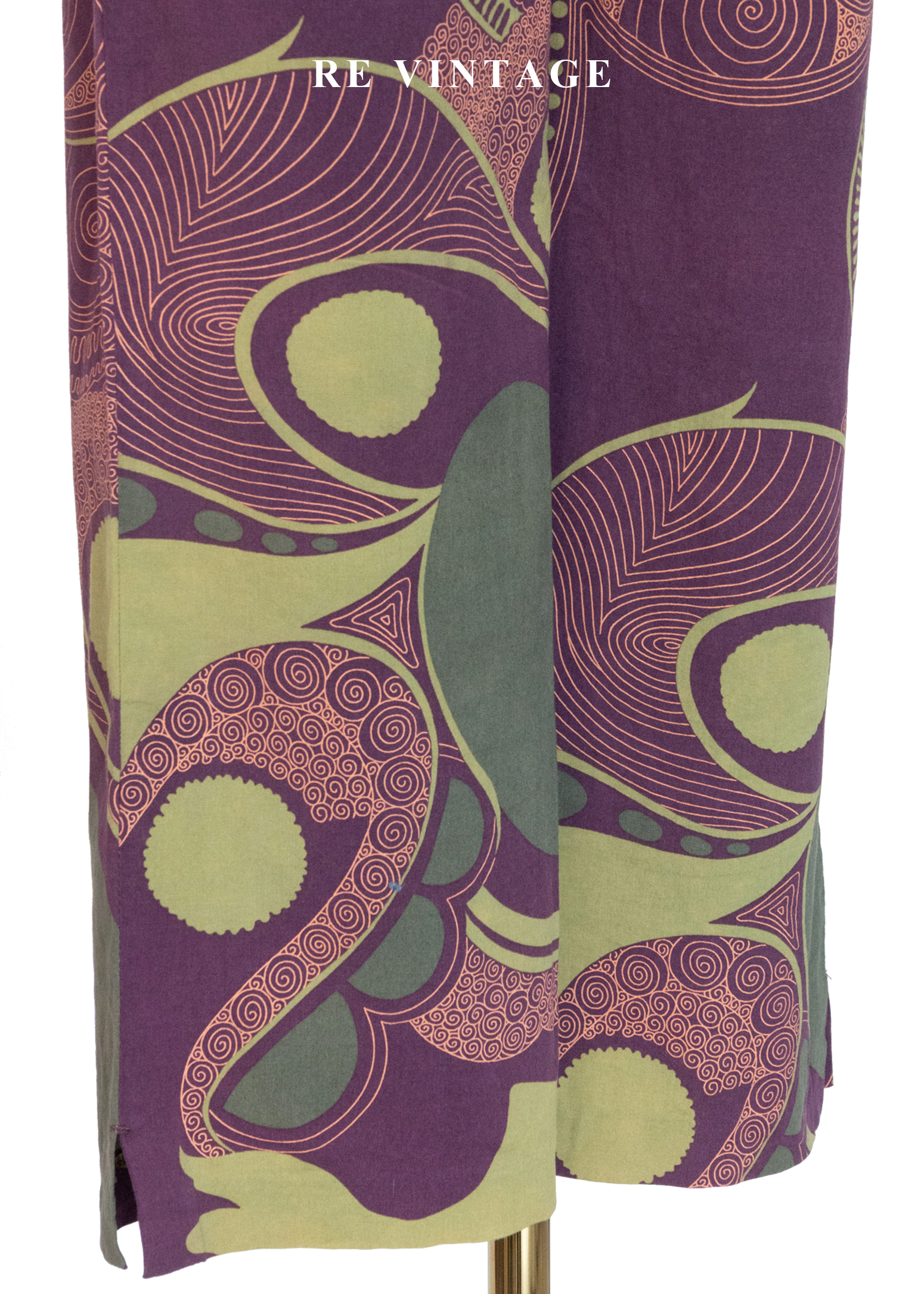 迷幻綠洲花紋流動美褲(26")10