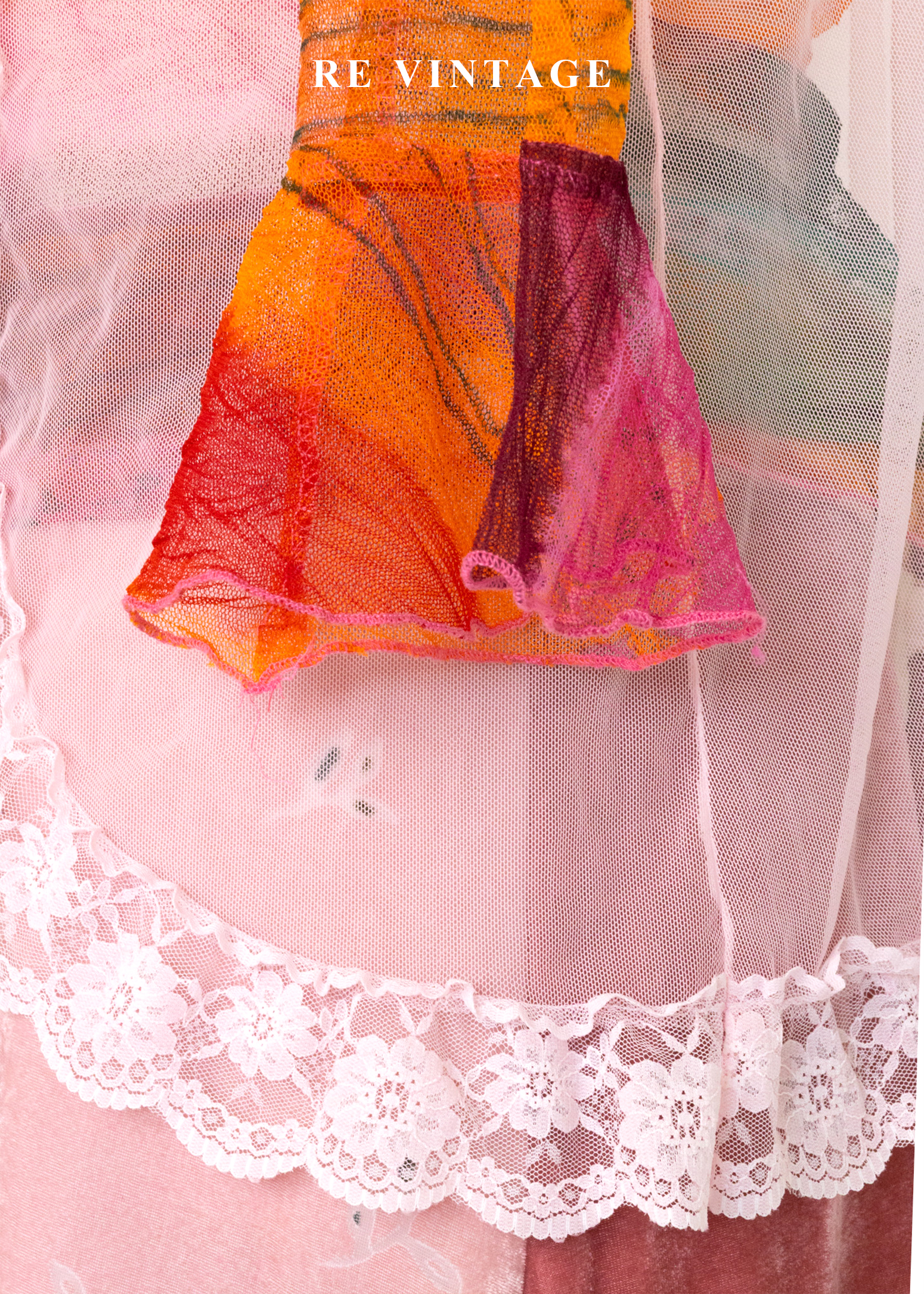 粉紅光的美夢蕾絲背心8