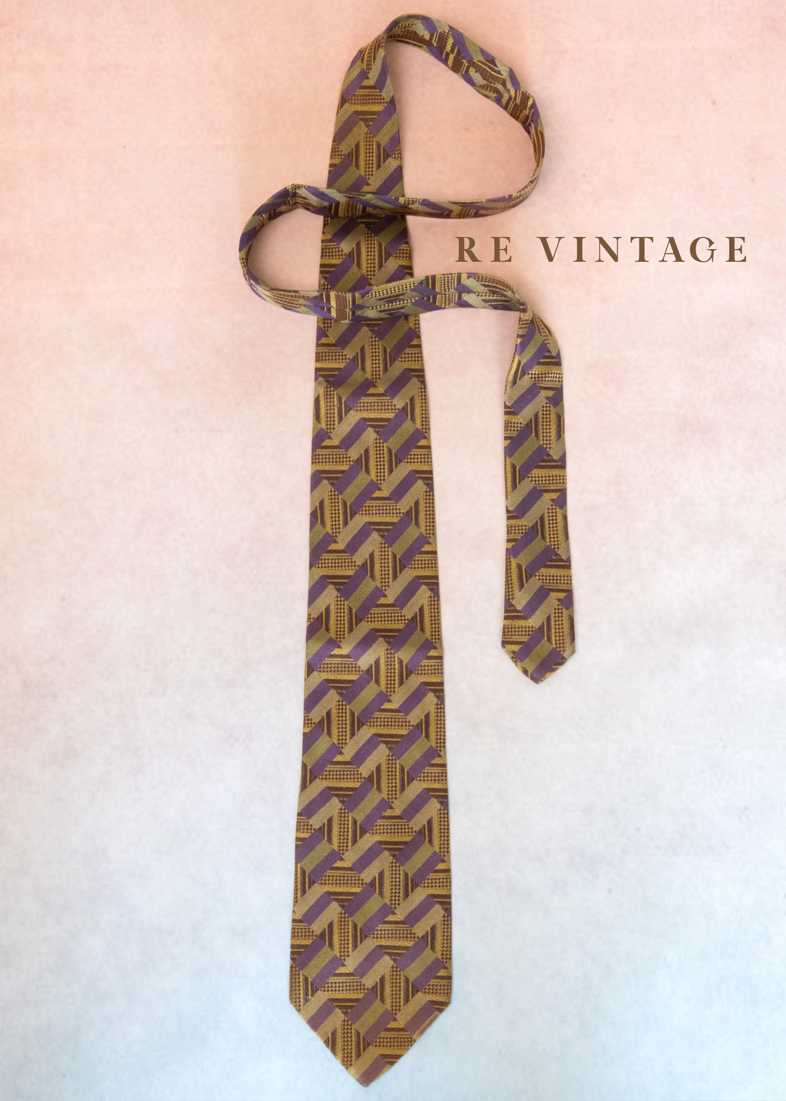 爵士節奏編織謎語領帶