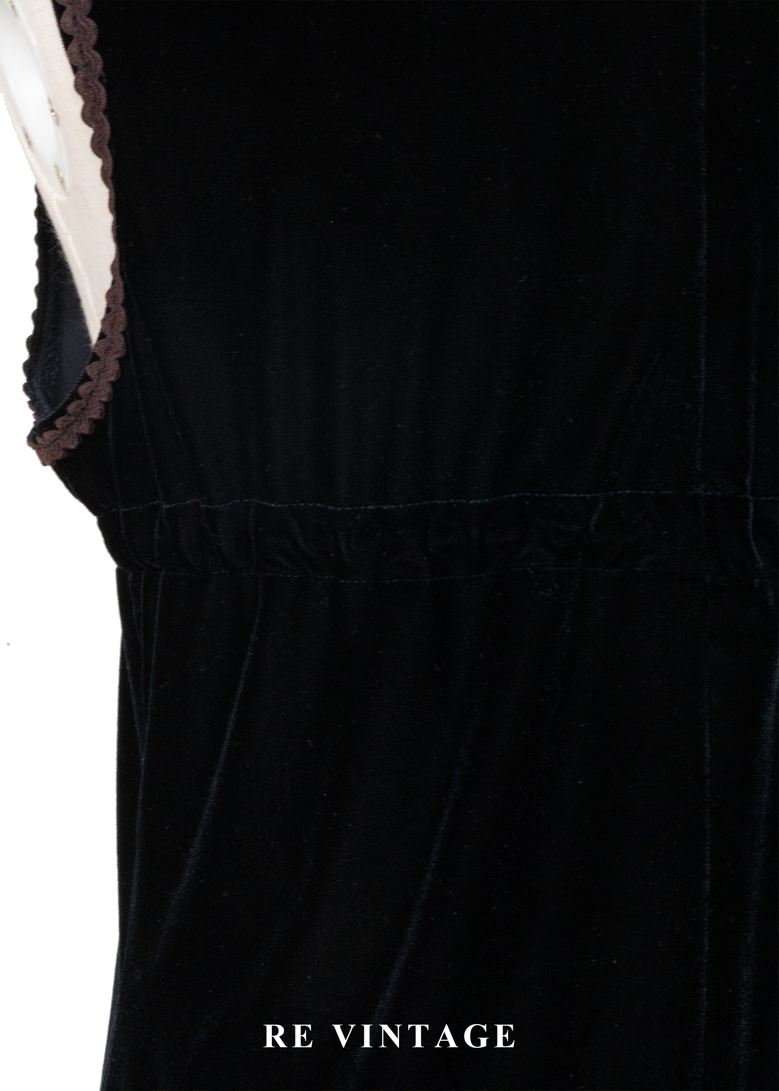 質感單品 - 優雅絨布抽繩緞帶背心10