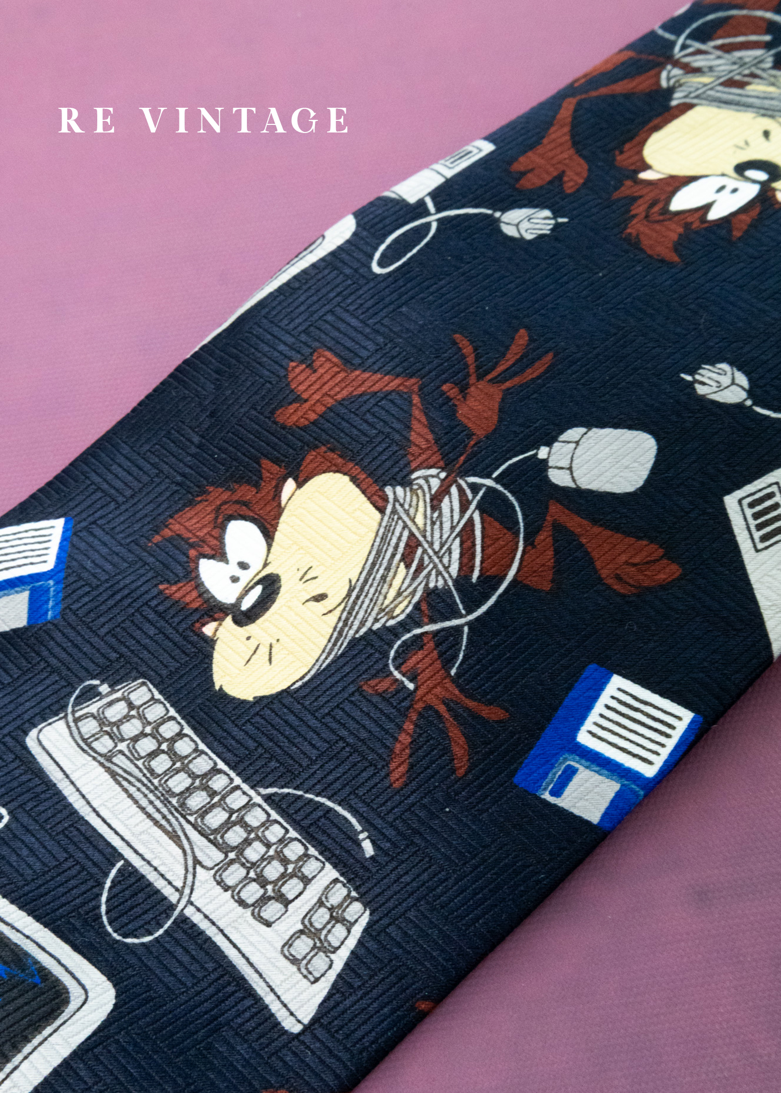 Taz 的炫風電腦日記領帶6