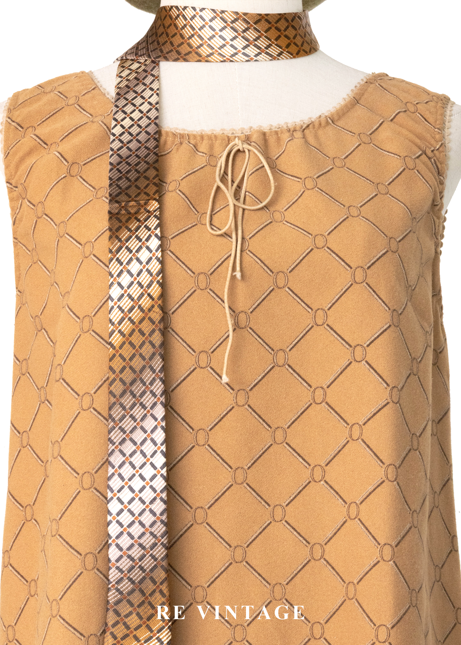 午後蜂蜜網格洋裝3