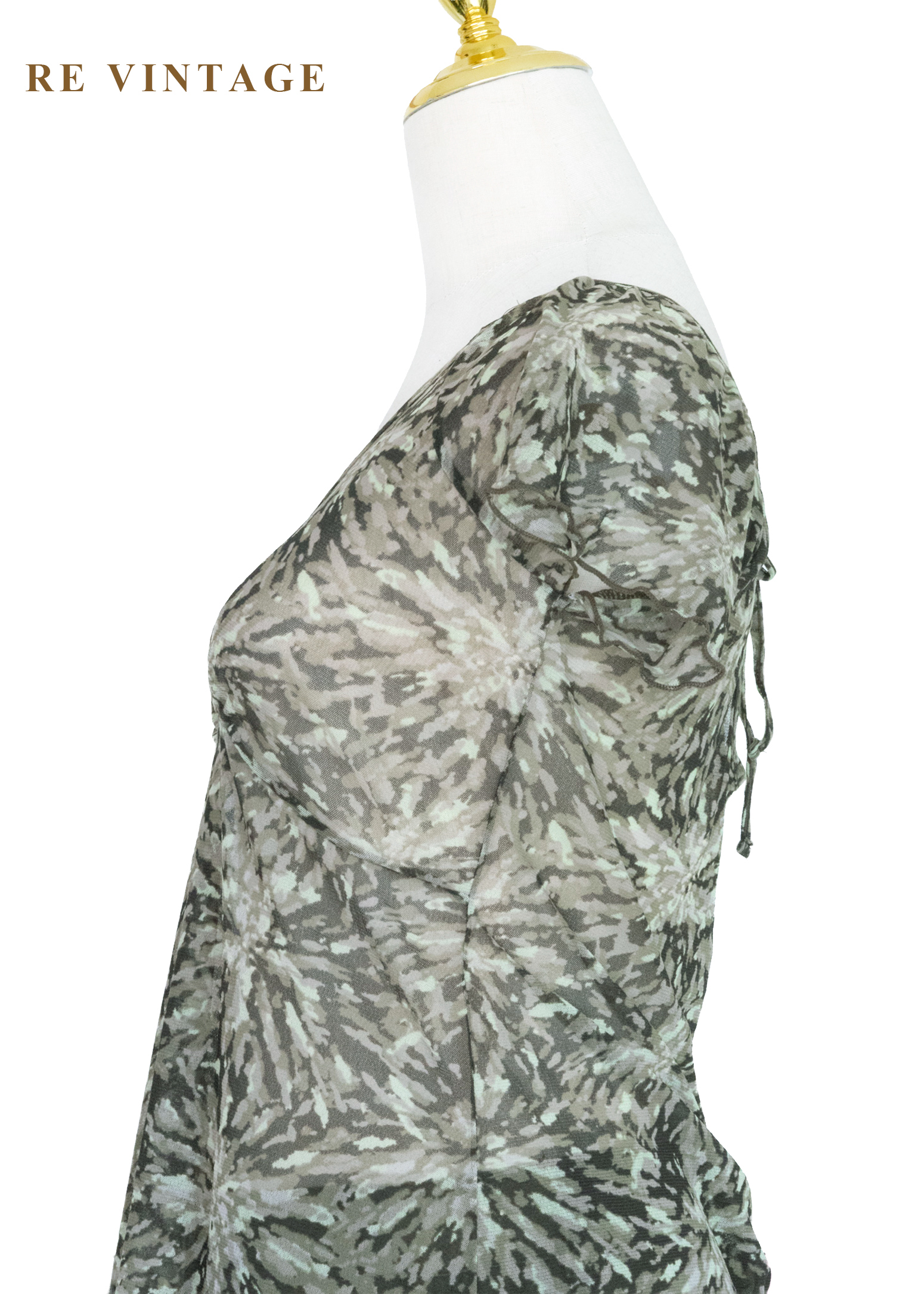 抽象墨染迷彩長版上衣7