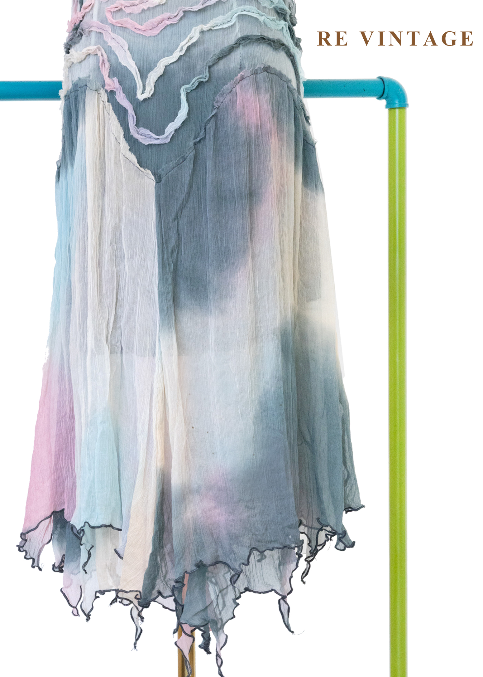 海霧 - 水彩記憶波紋洋裝4